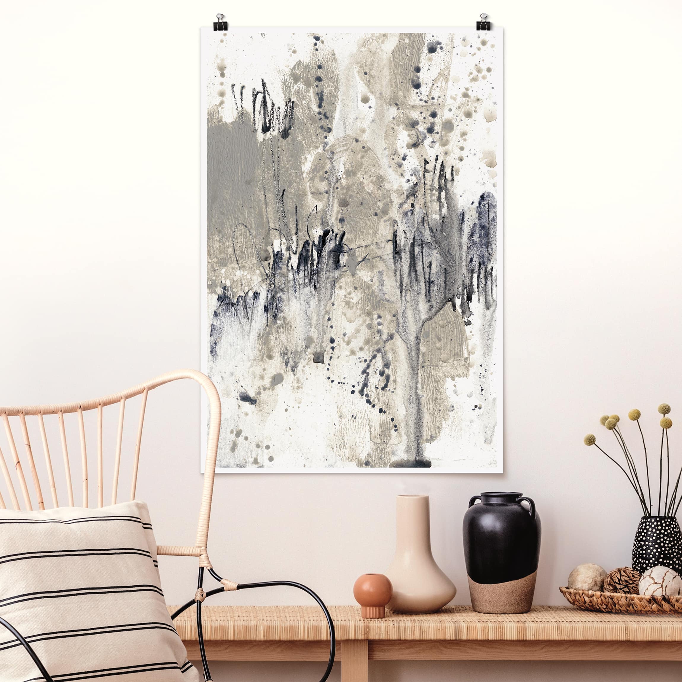 Poster - Hochformat Hommage an Taupe II