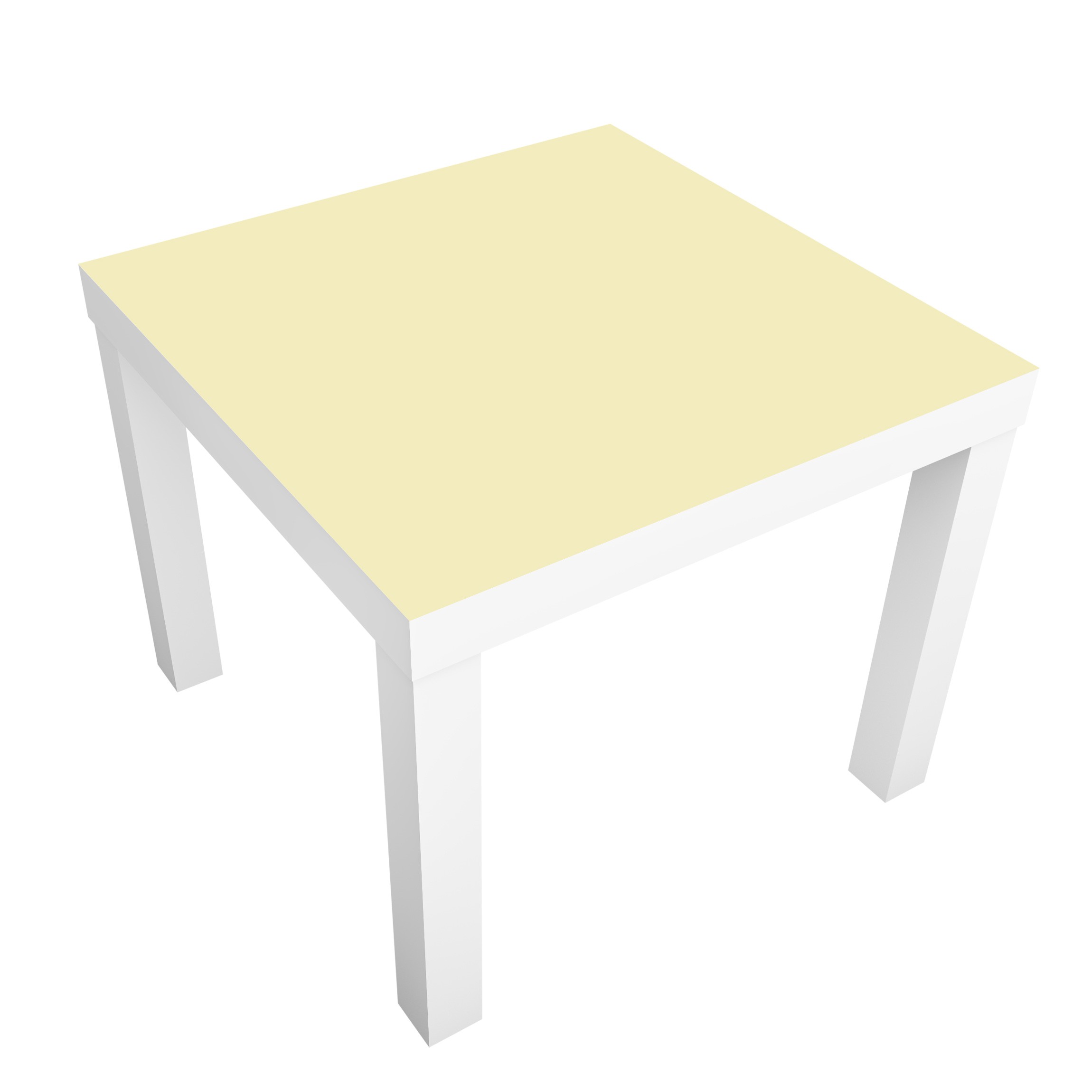 Möbelfolie für IKEA Lack Tisch 55 x 55 cm Colour Crème