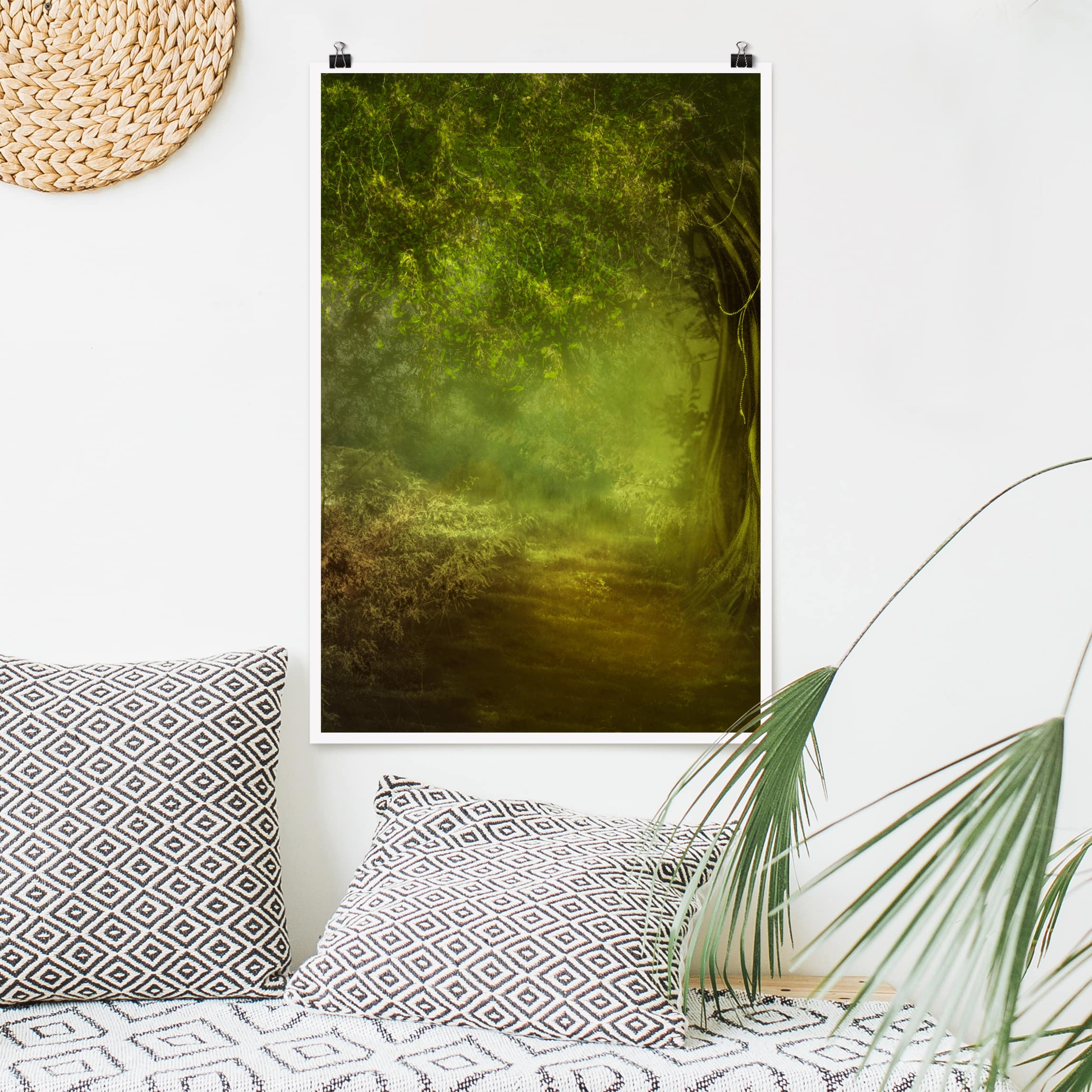 Poster - Hochformat Waldspaziergang