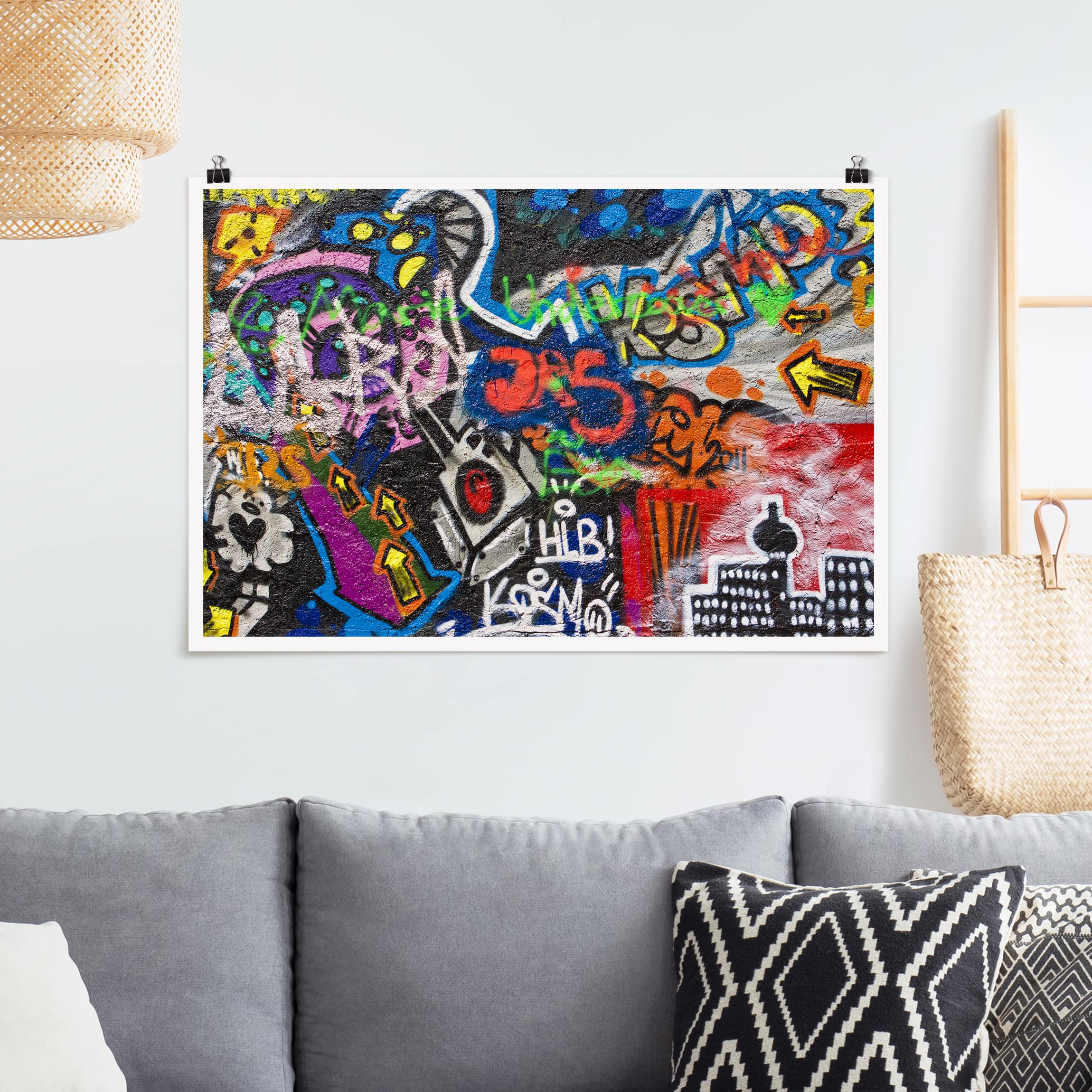 Poster - Querformat Urban Graffiti