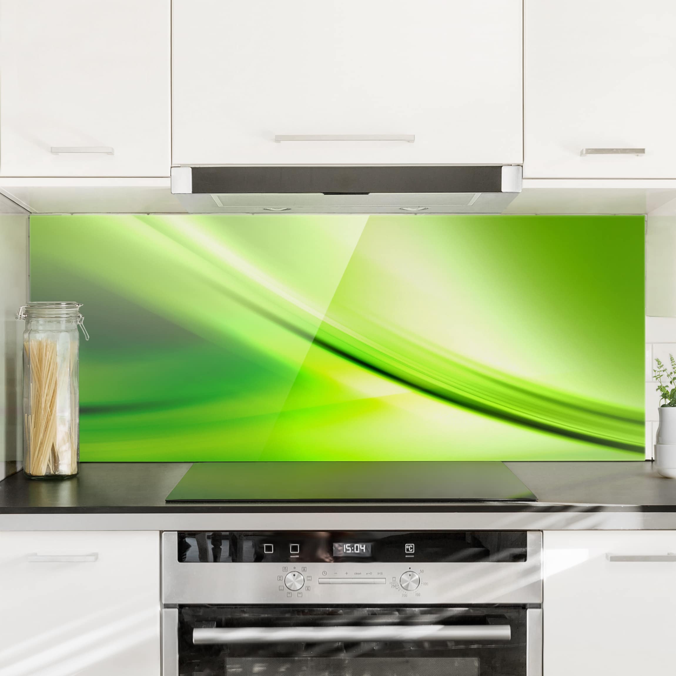 Glas Spritzschutz Green Valley