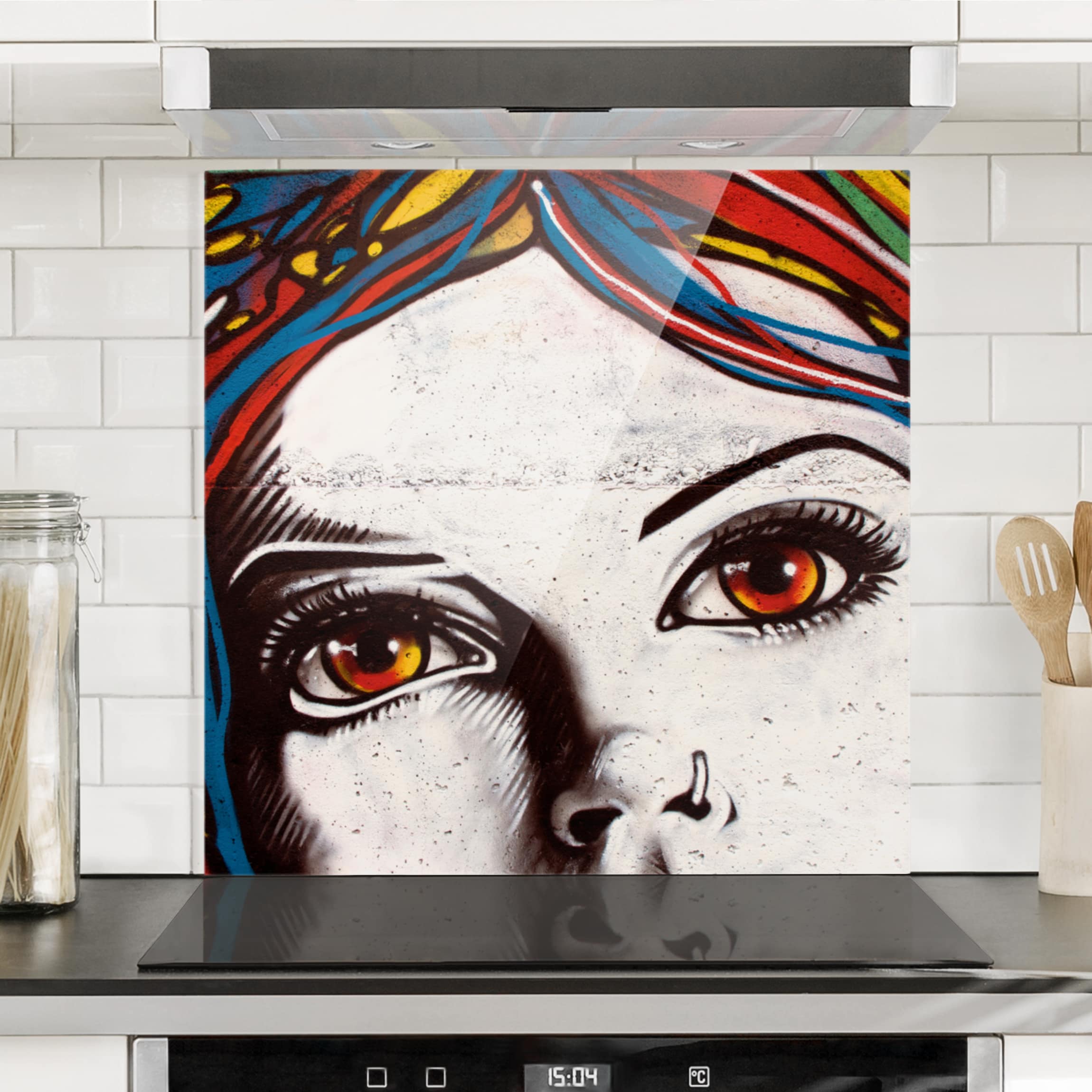 Spritzschutz Punk Graffiti