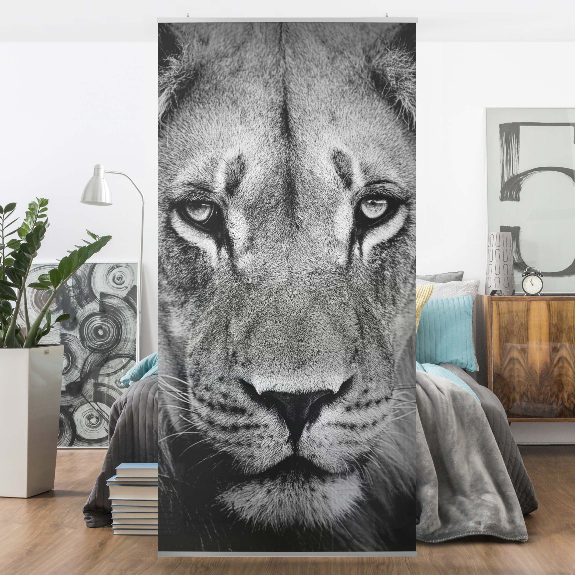 Raumteiler Alter Löwe