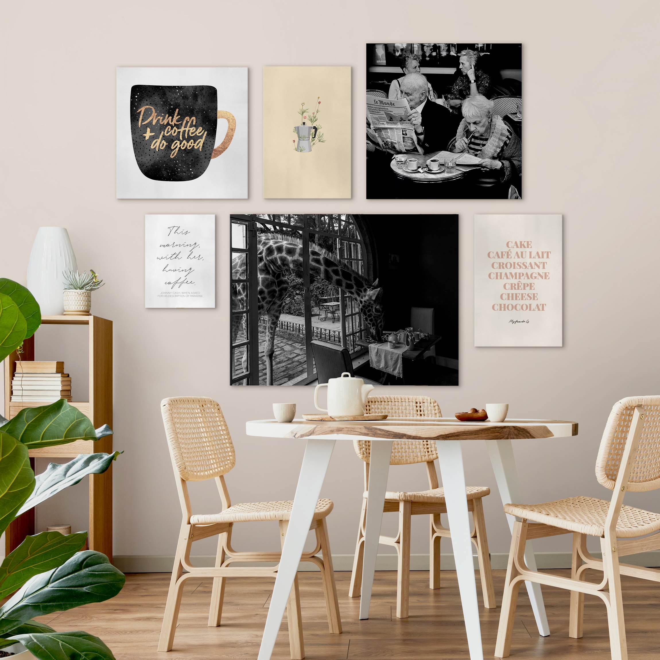 Bilderwände Café Vibes