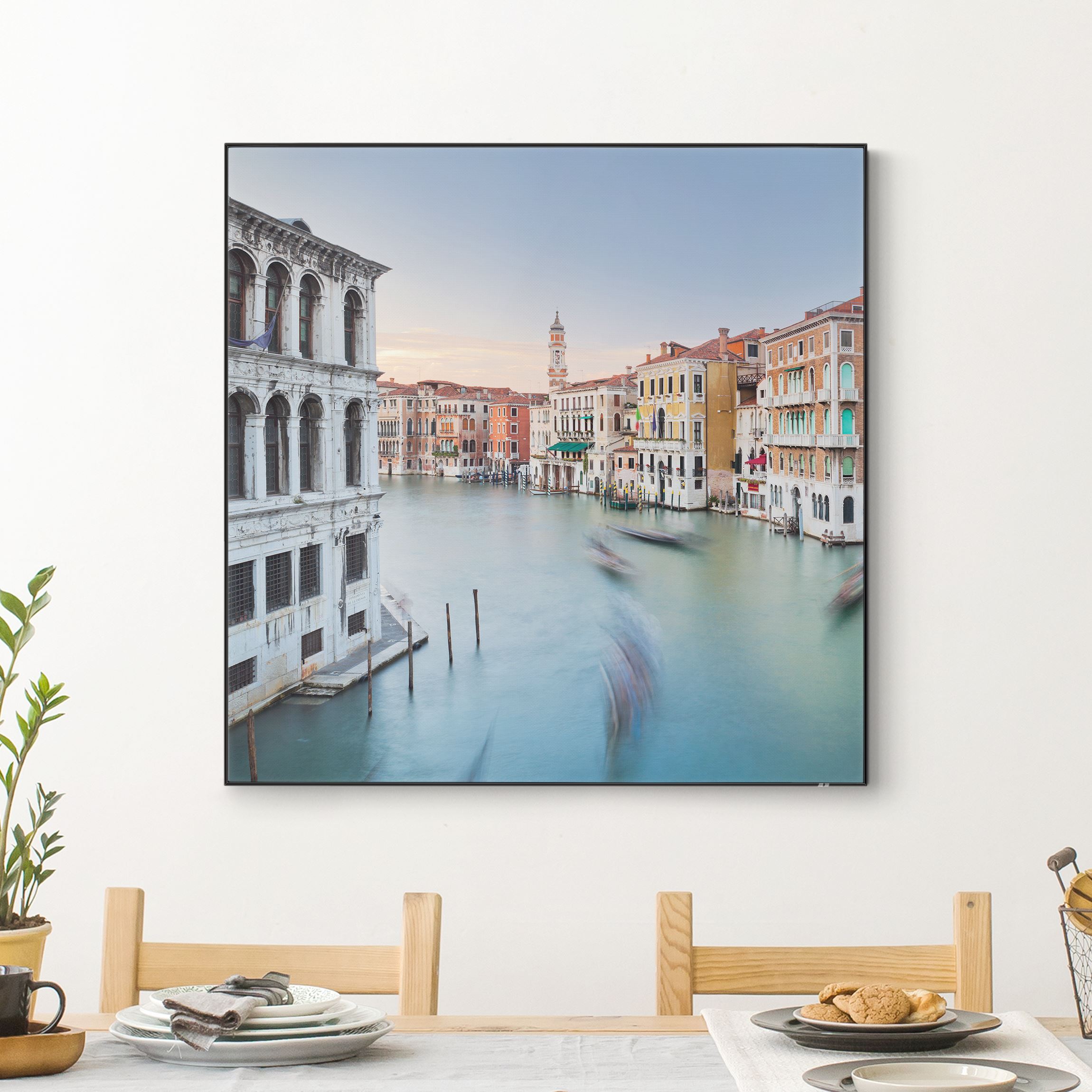 Wechselbild Canale Grande Blick von der Rialtobrücke Venedig