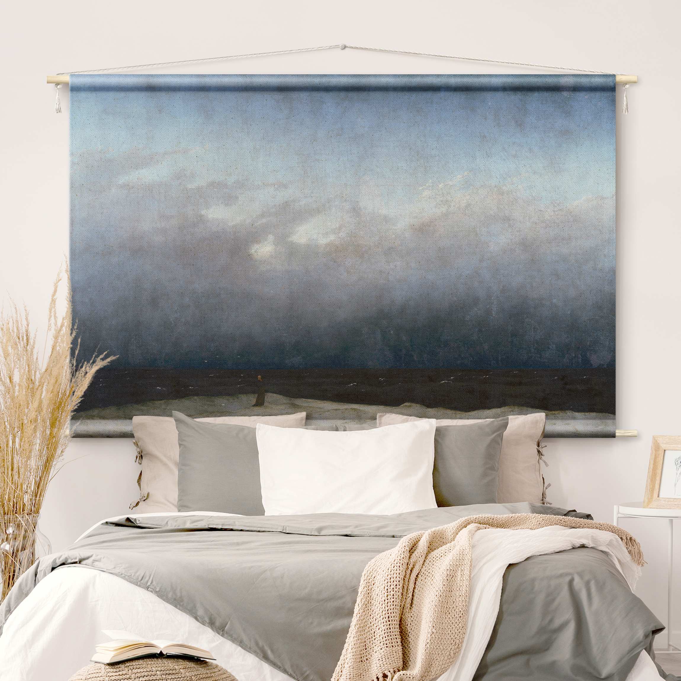 Wandteppich Caspar David Friedrich - Der Mönch am Meer
