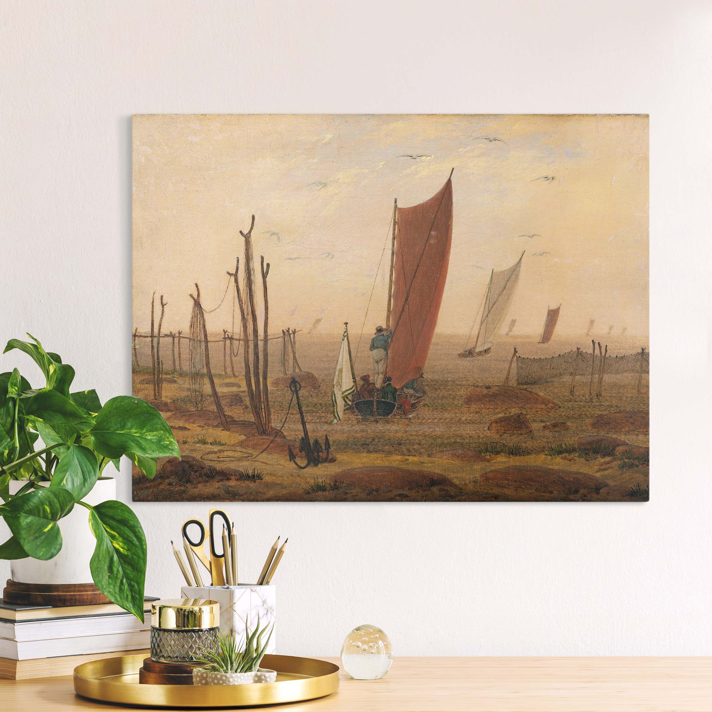 Leinwandbild Caspar David Friedrich - Der Morgen