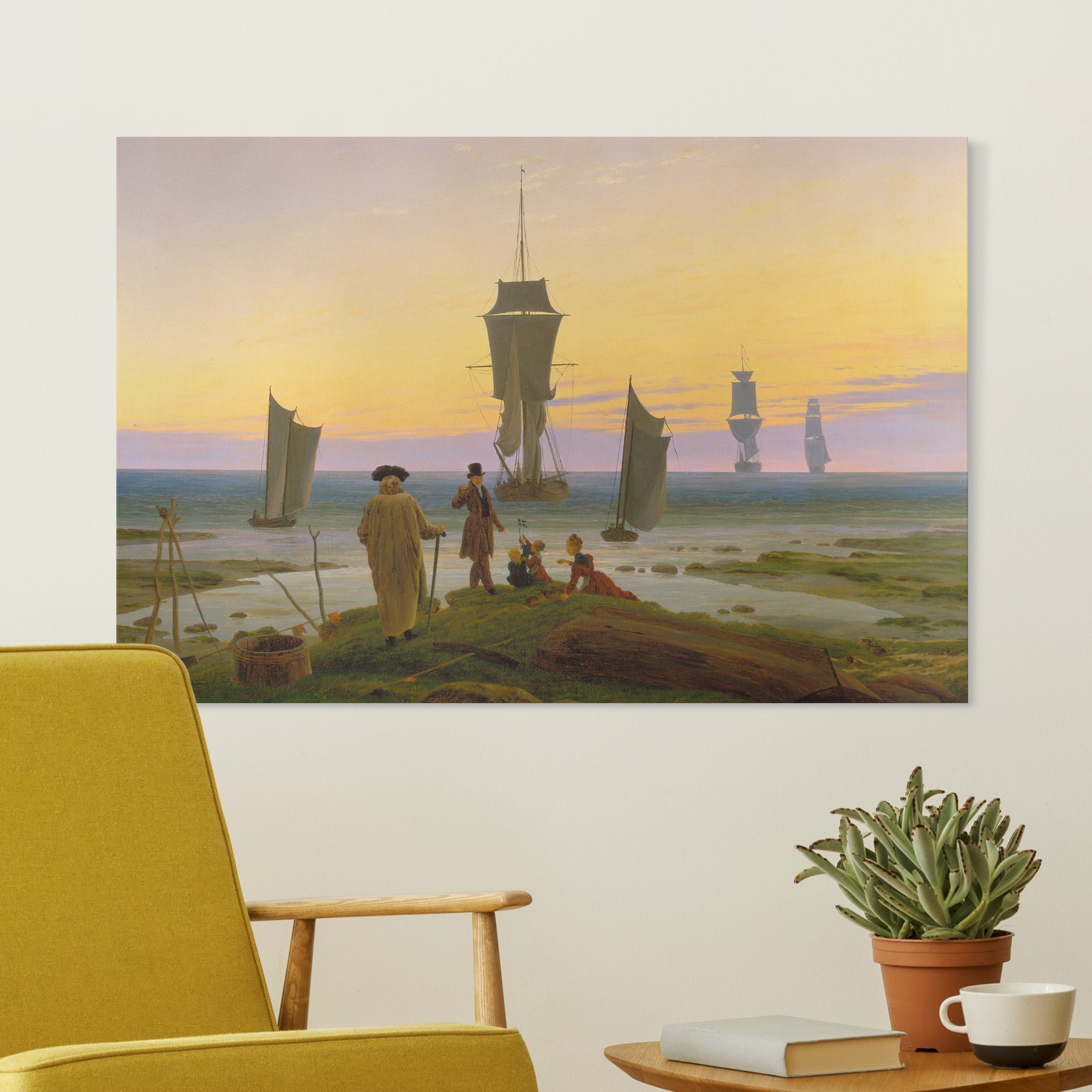 Leinwandbild Caspar David Friedrich - Die Lebensstufen