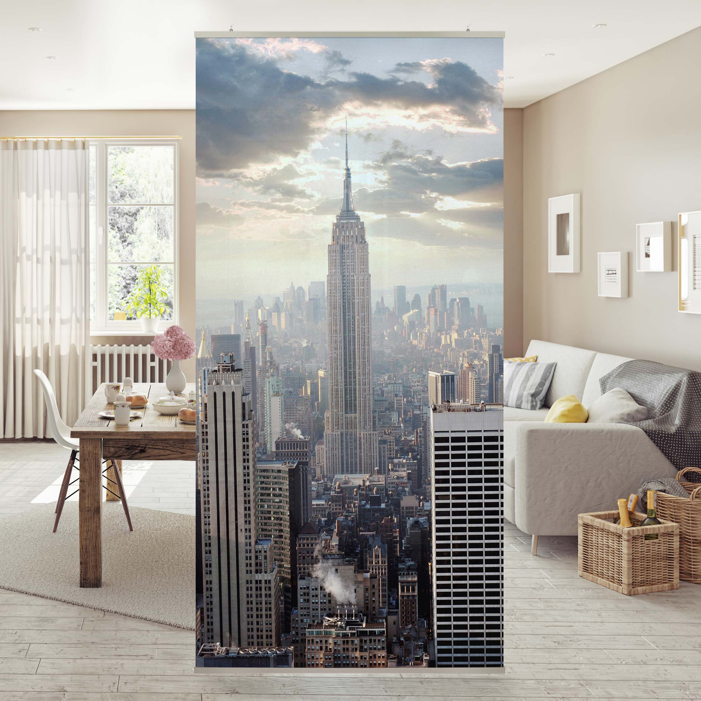 Raumteiler Sonnenaufgang in New York