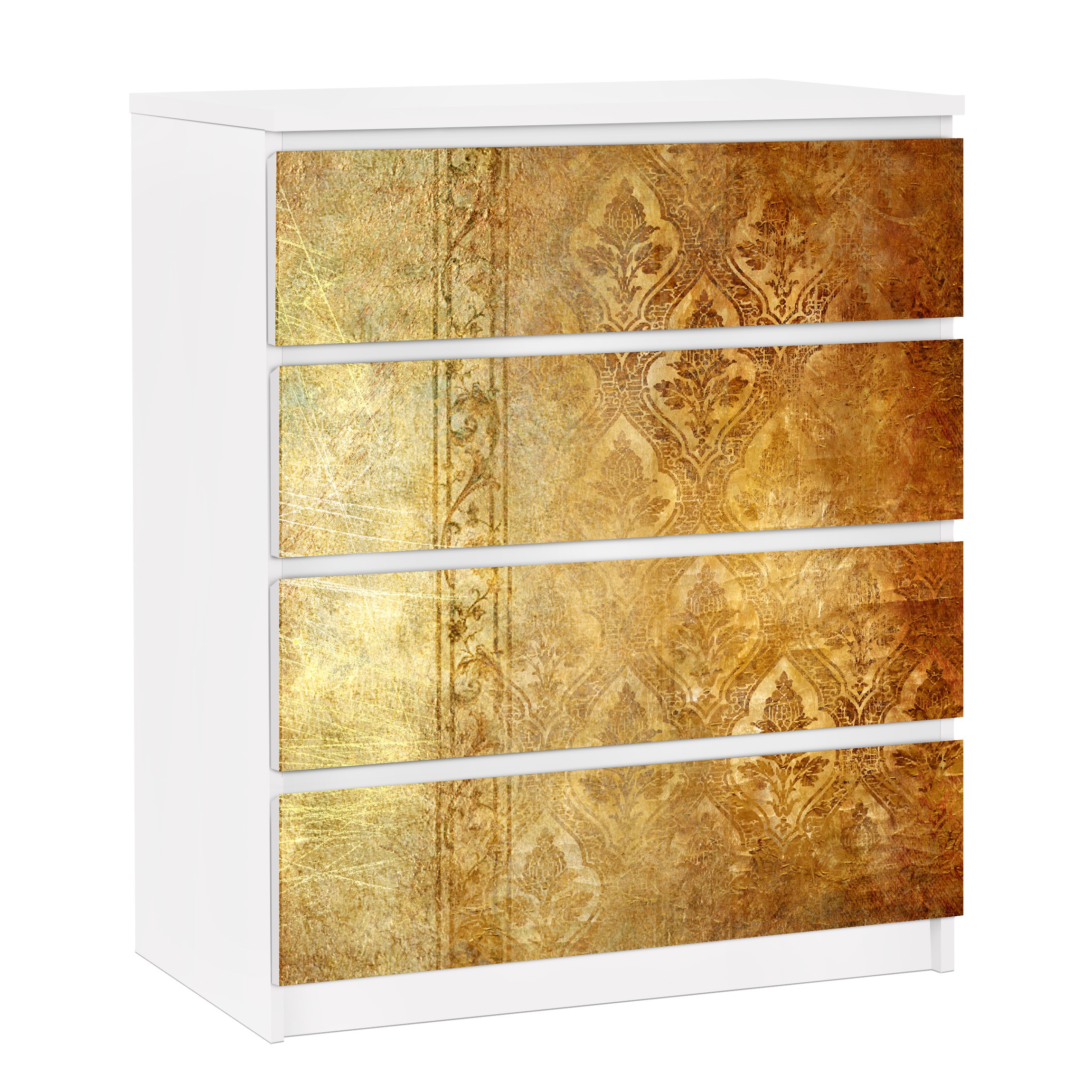 Möbelfolie für IKEA Malm Kommode 4 Schubladen The 7 Virtues - Faith