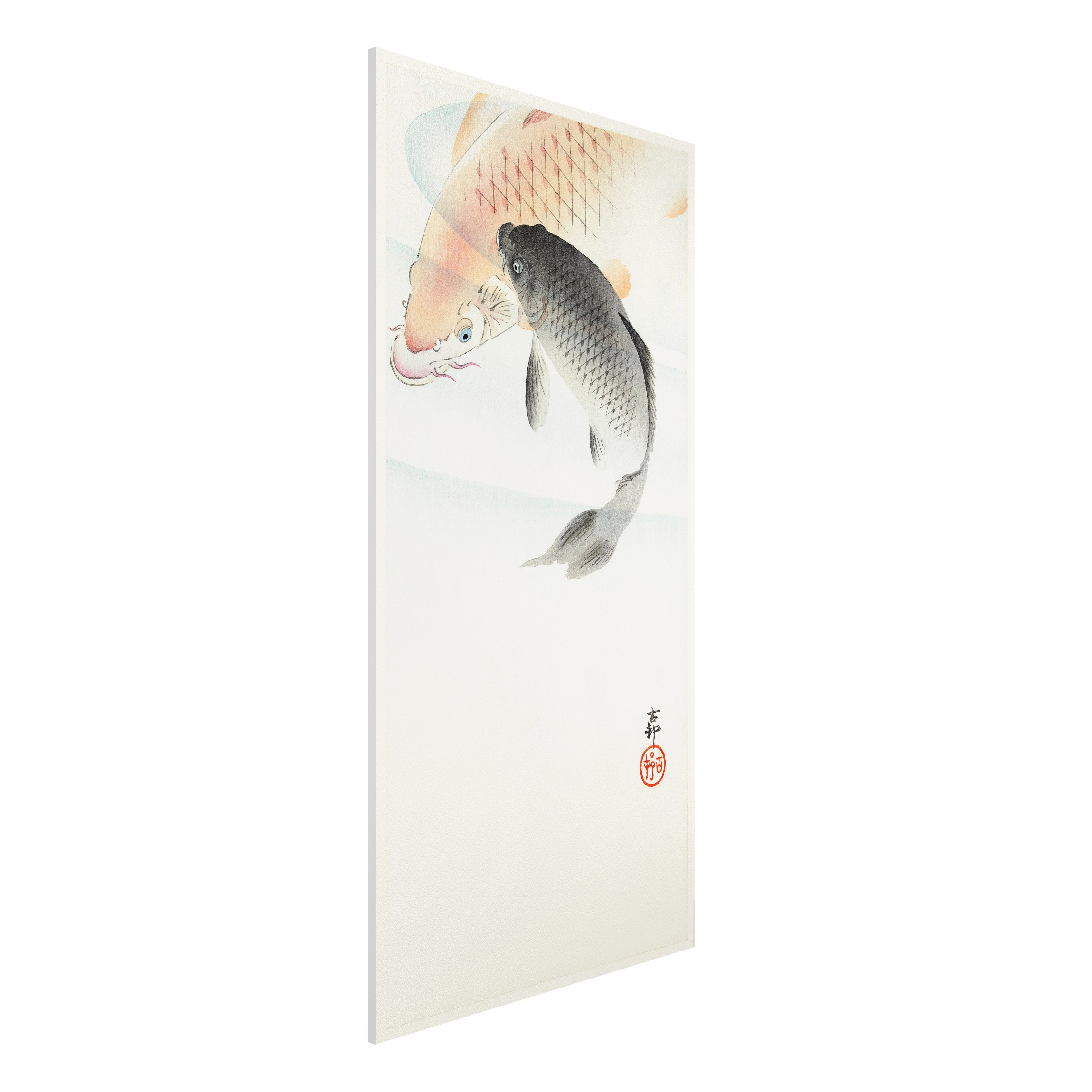 Forexbild - Hochformat Vintage Illustration Asiatische Fische I