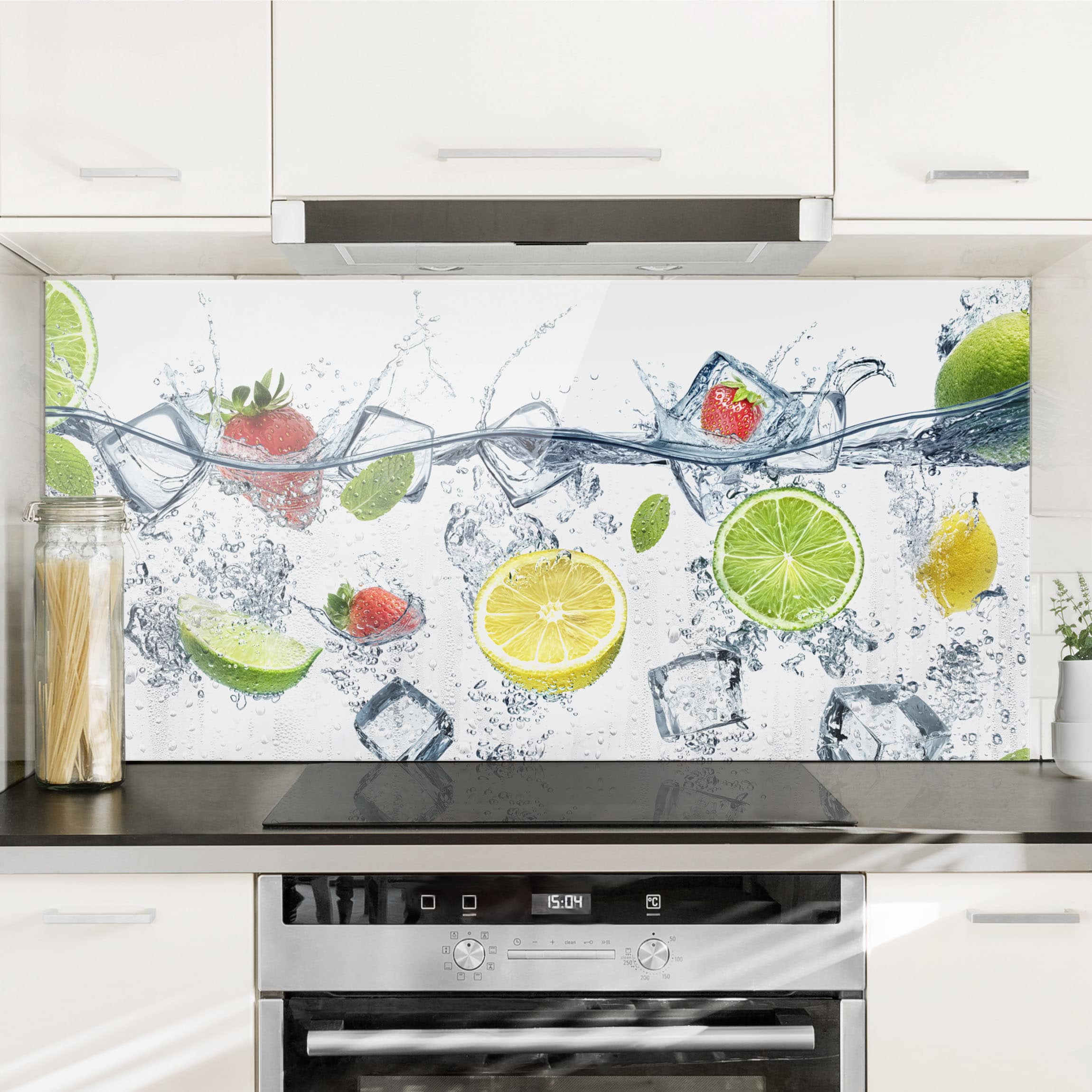 Glas Spritzschutz Frucht Cocktail