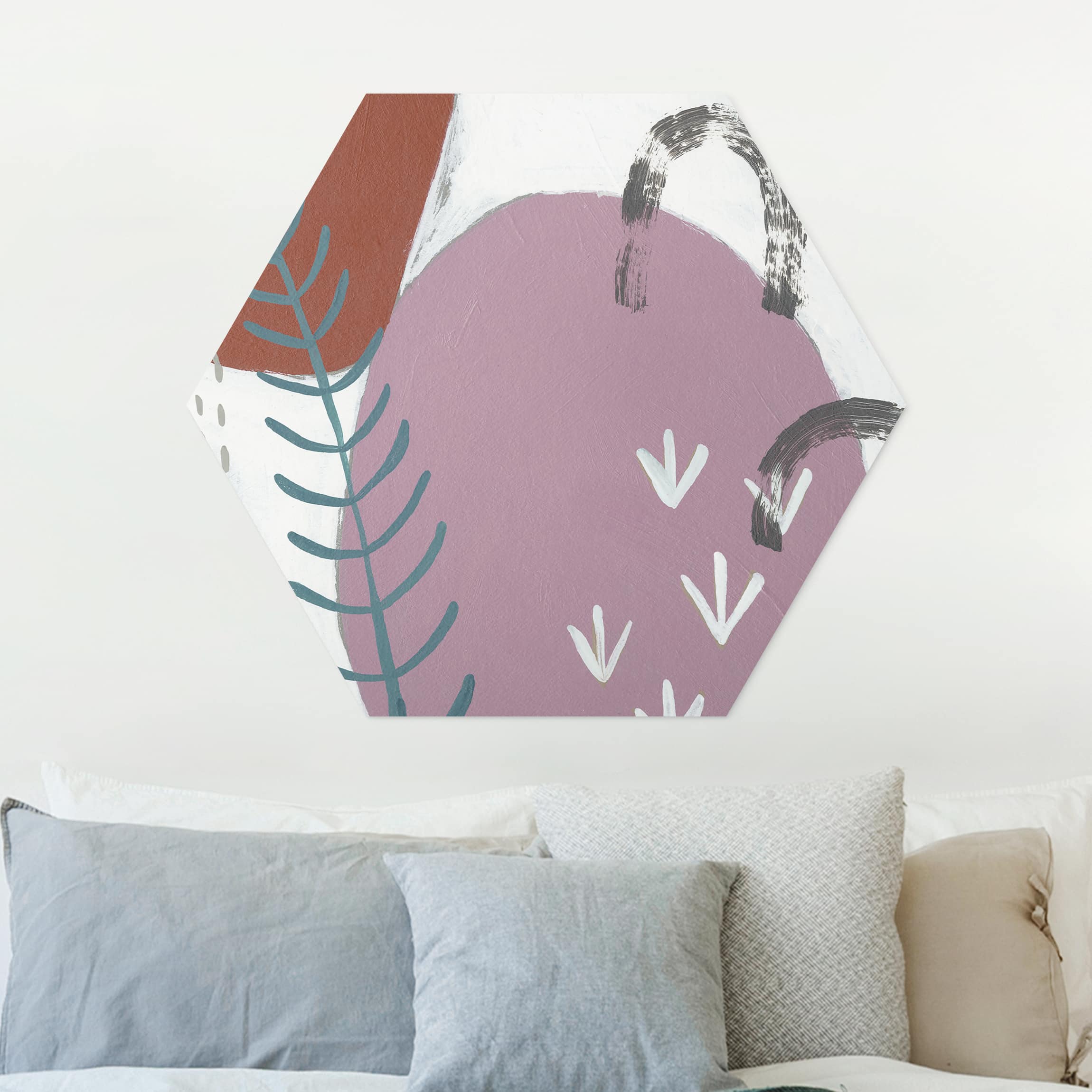 Hexagon-Forexbild Karneval der Formen in Beere II