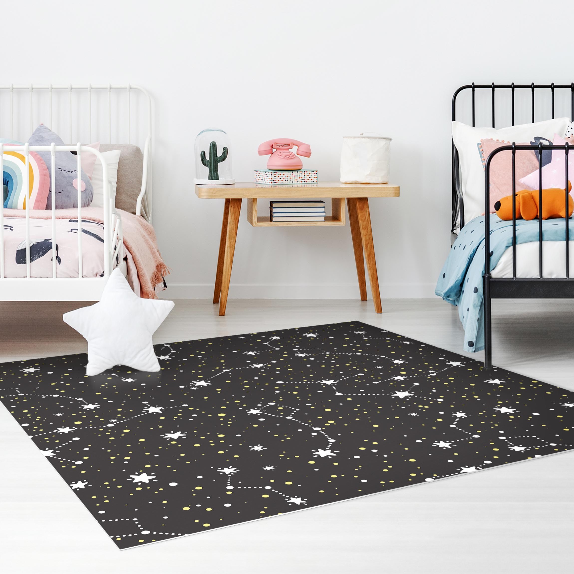 Vinylteppich Gezeichneter Sternenhimmel mit Großem Wagen