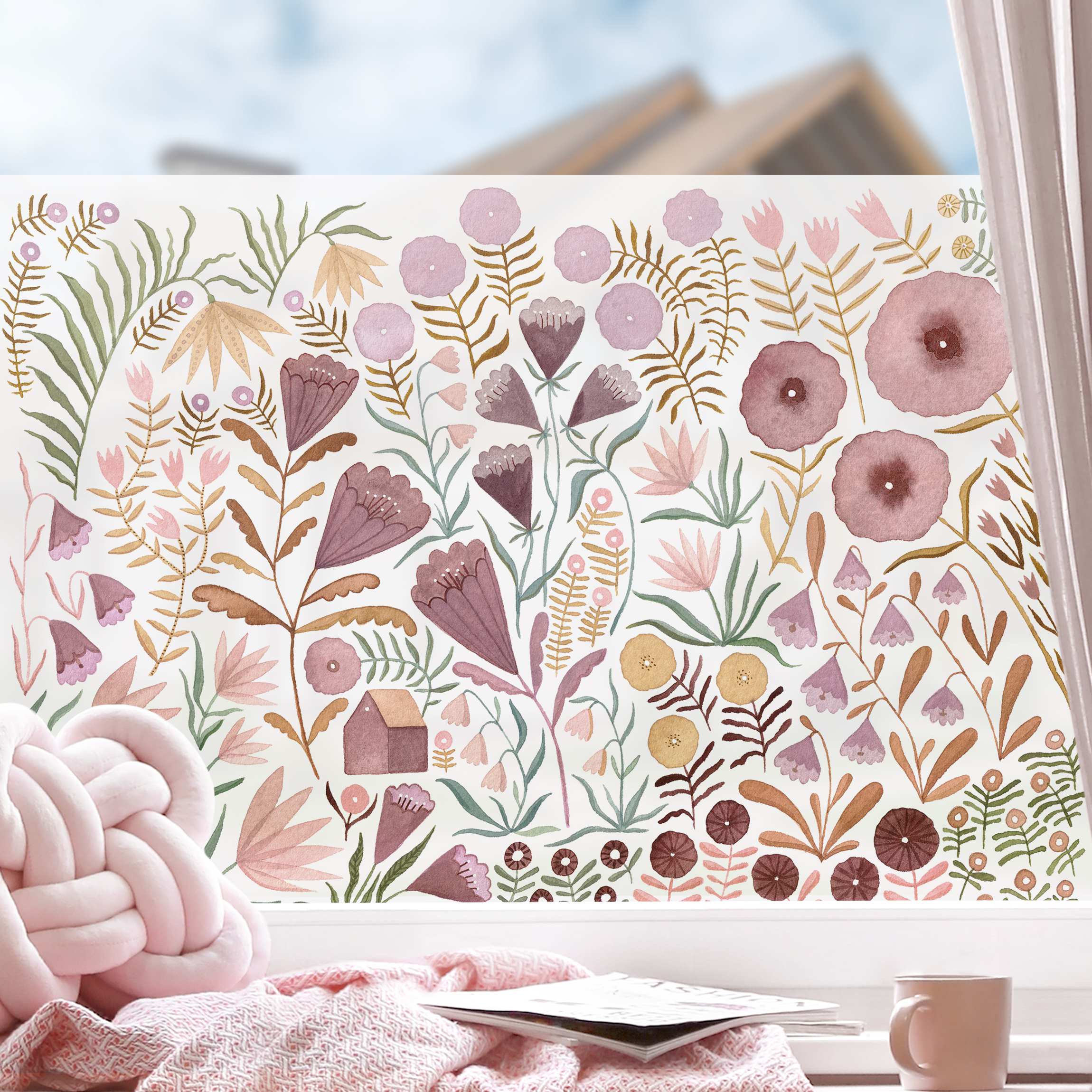 Fensterfolie Claudia Voglhuber - Blumenmeer