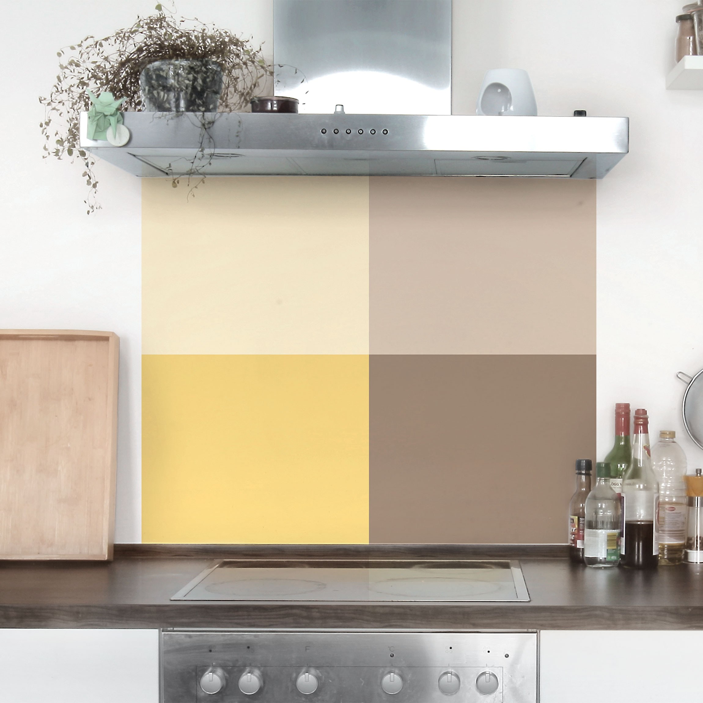 Klebefolie Coffeehouse Quadrate - Crème Macchiato Honig Mocca