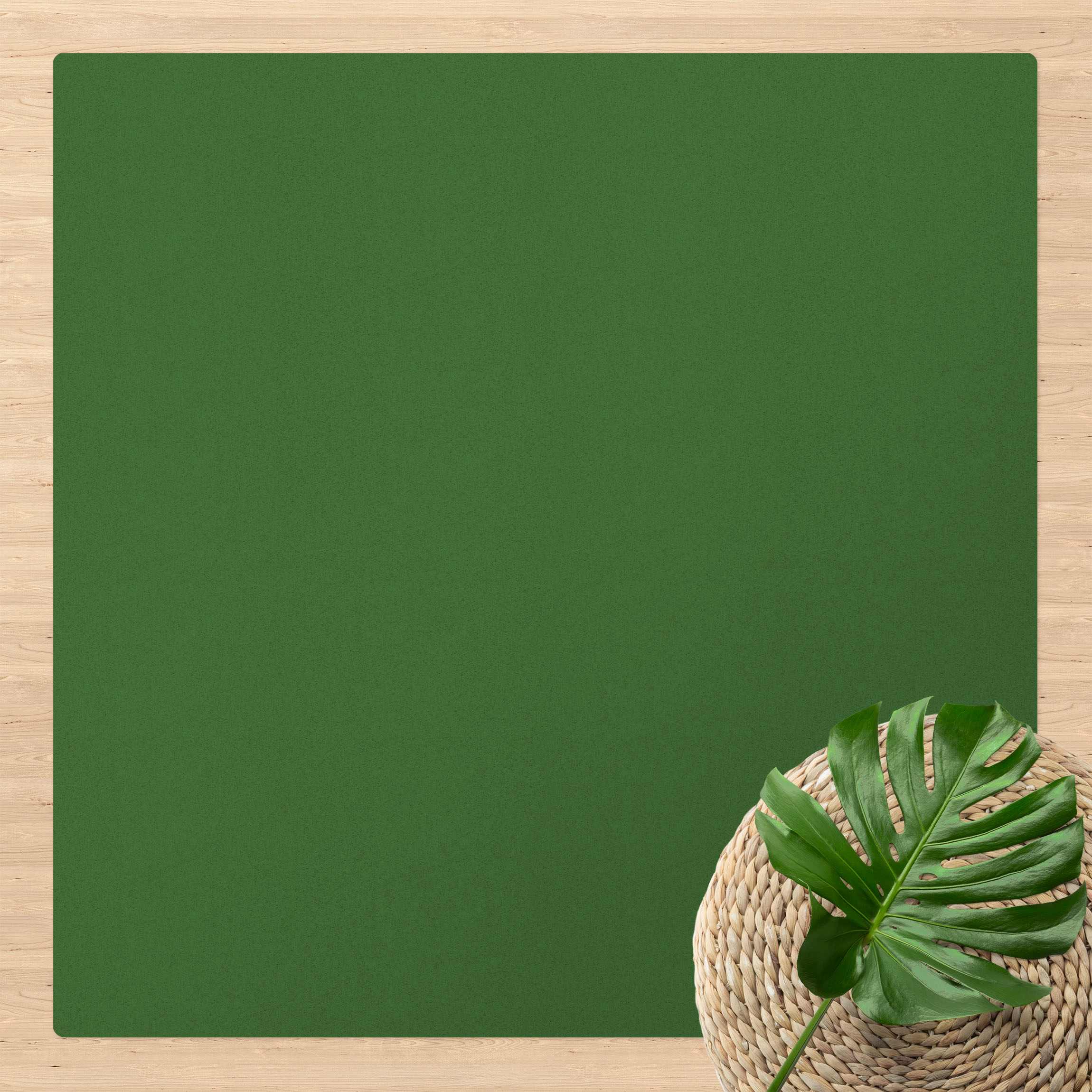 Kork-Teppich Colour Dark Green