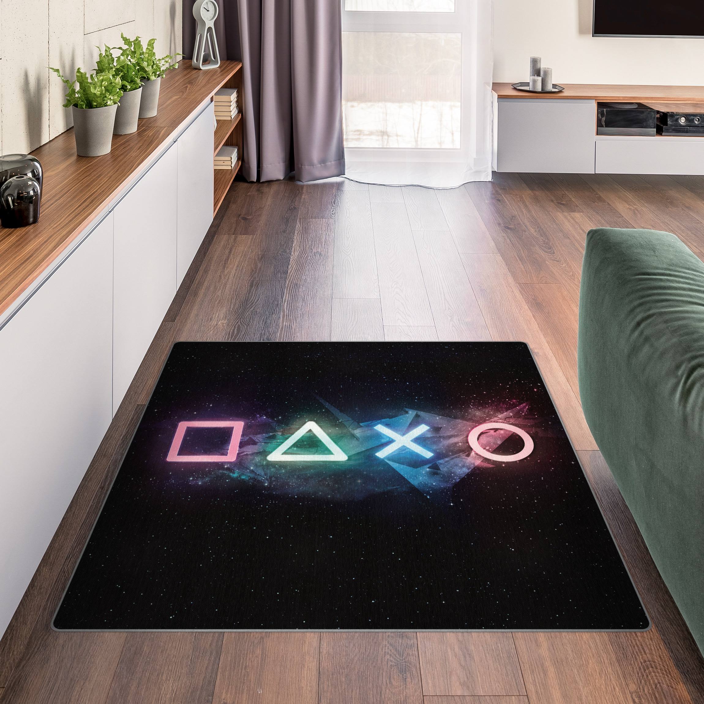 Teppich Controller Symbole in ferner Galaxie