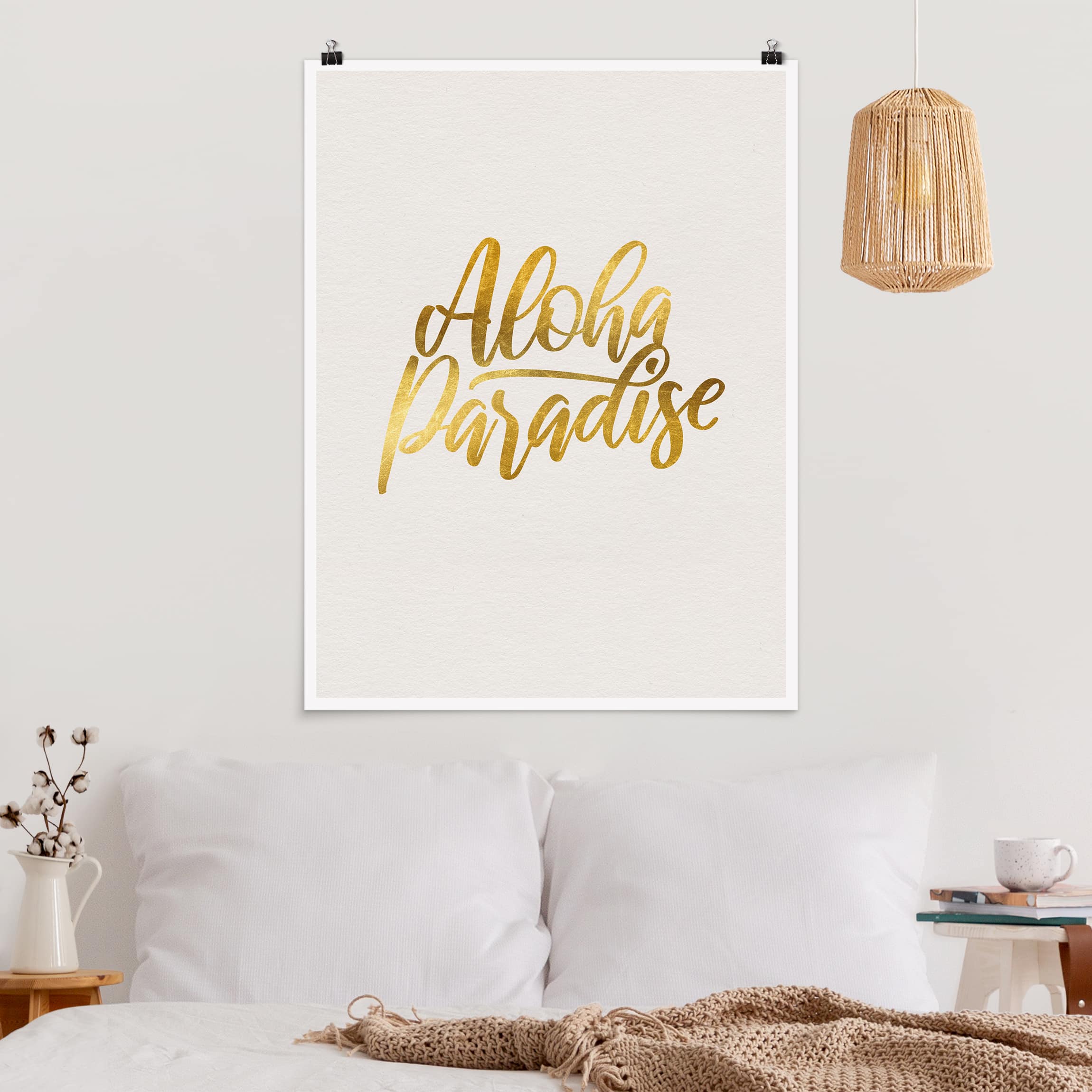 Poster Gold - Aloha Paradise