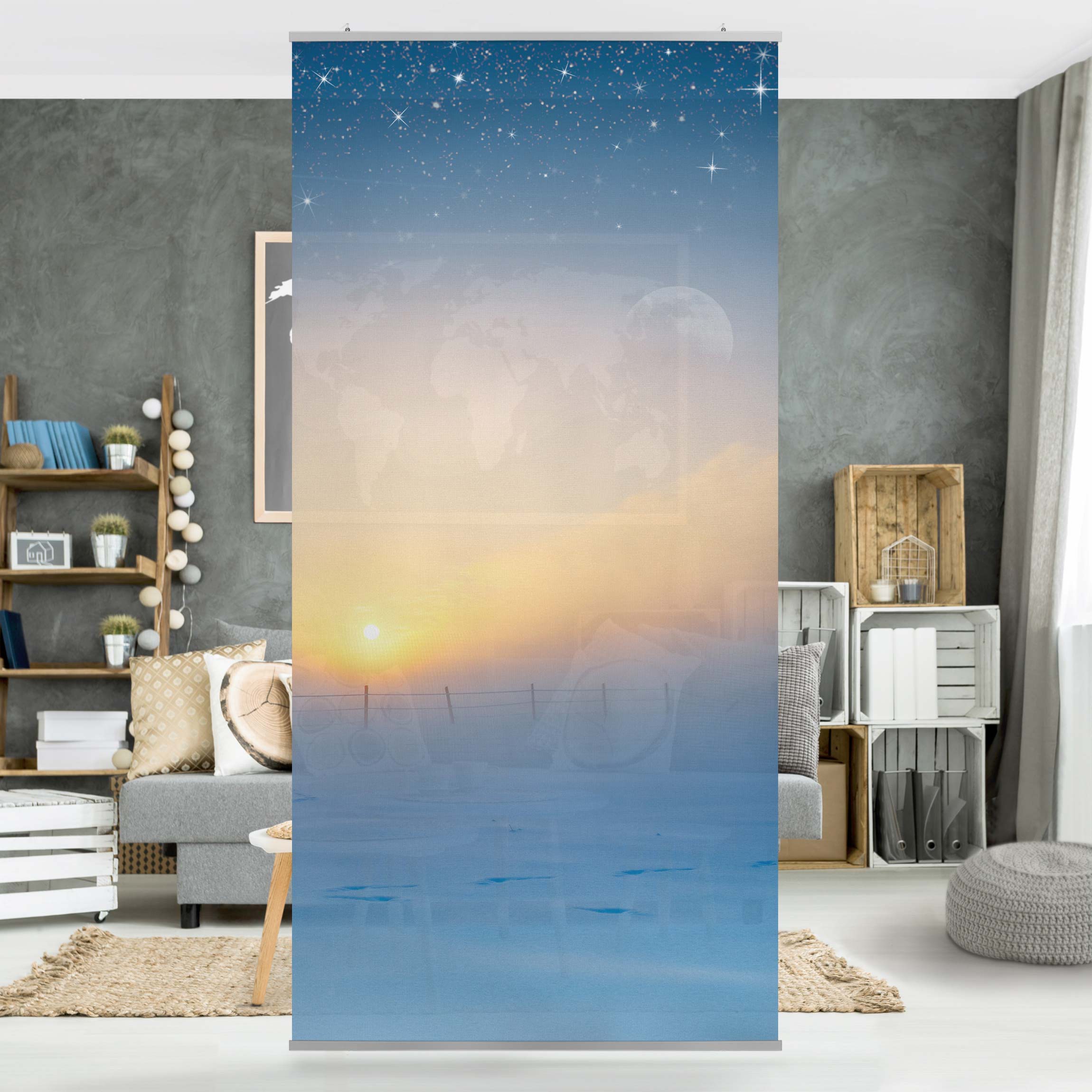 Raumteiler Wintermorgen