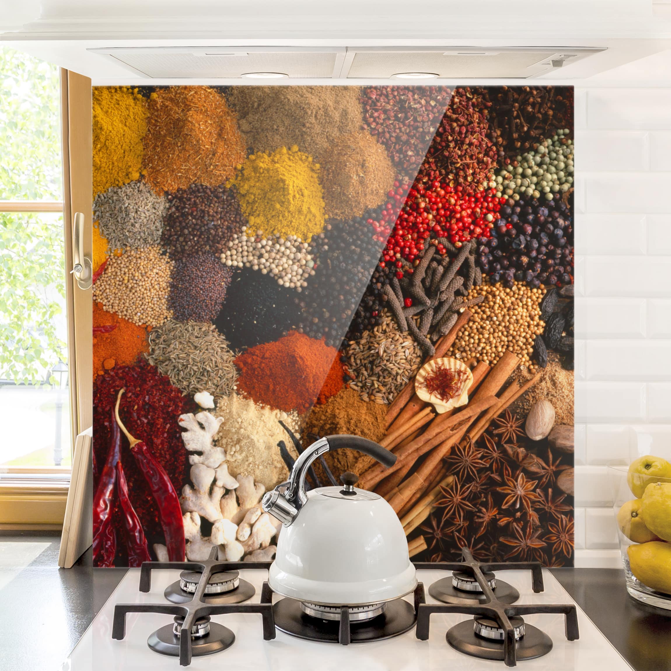 Spritzschutz Exotische Gewürze