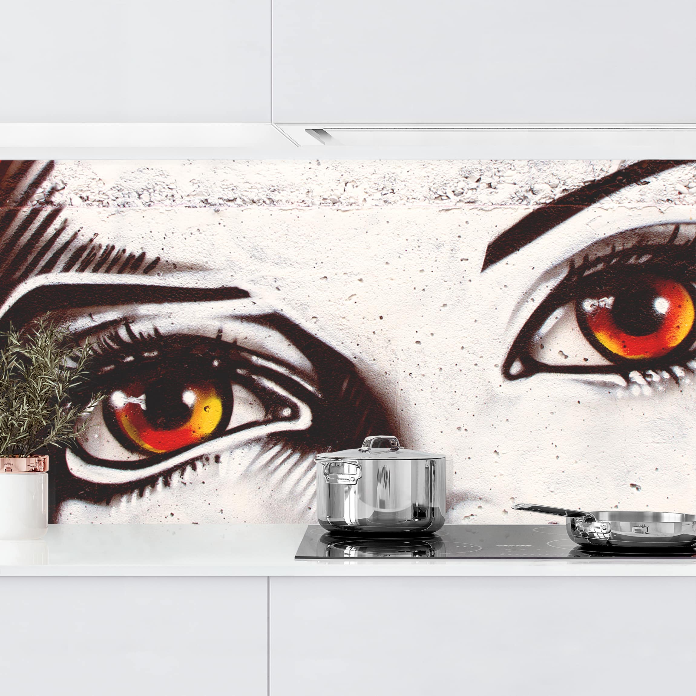 Küchenrückwand Punk Graffiti