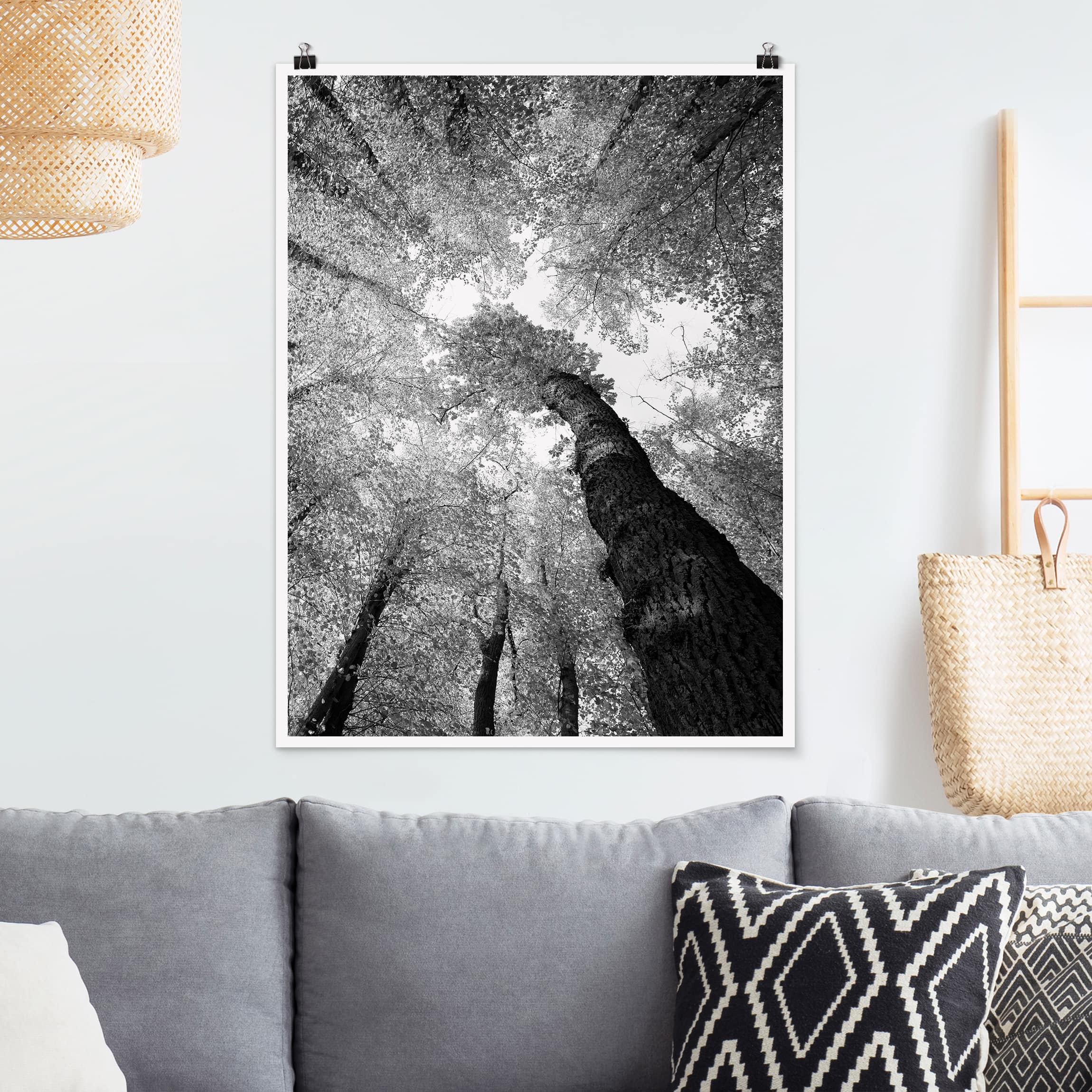 Poster - Hochformat Bäume des Lebens II