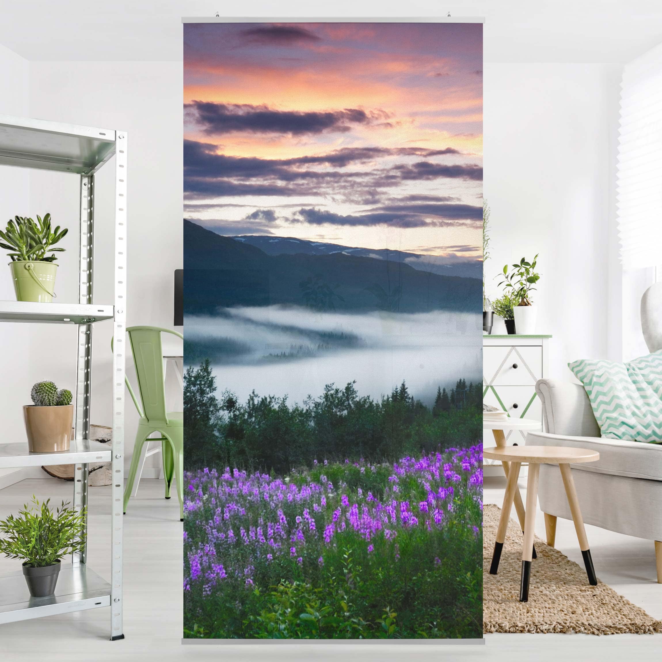 Raumteiler Paradiesisches Tal in Norwegen