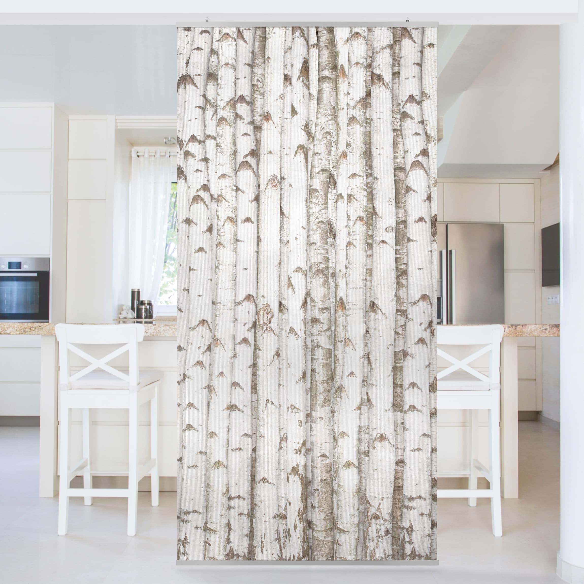 Raumteiler No.YK15 Birkenwand