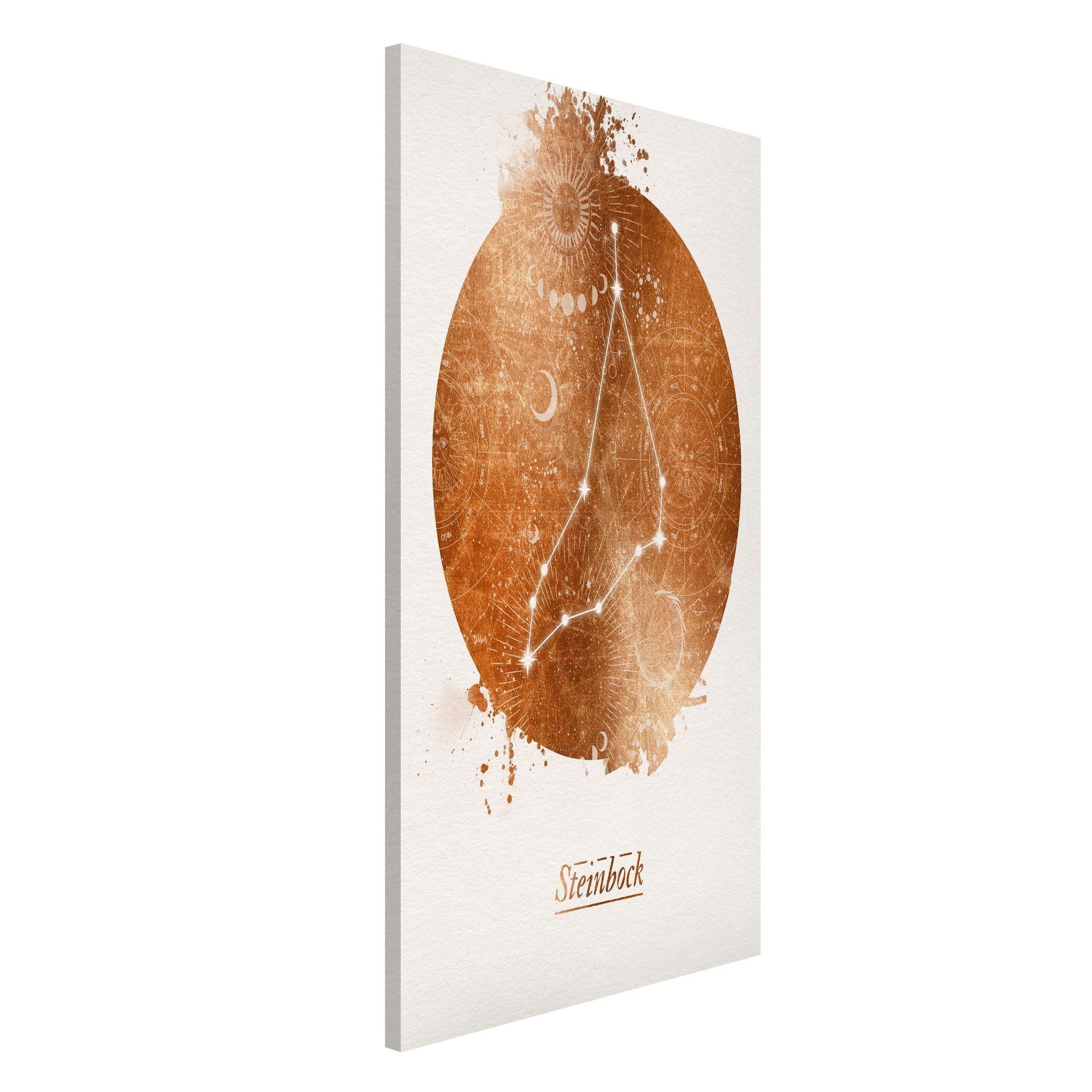 Magnettafel Sternzeichen Steinbock Gold