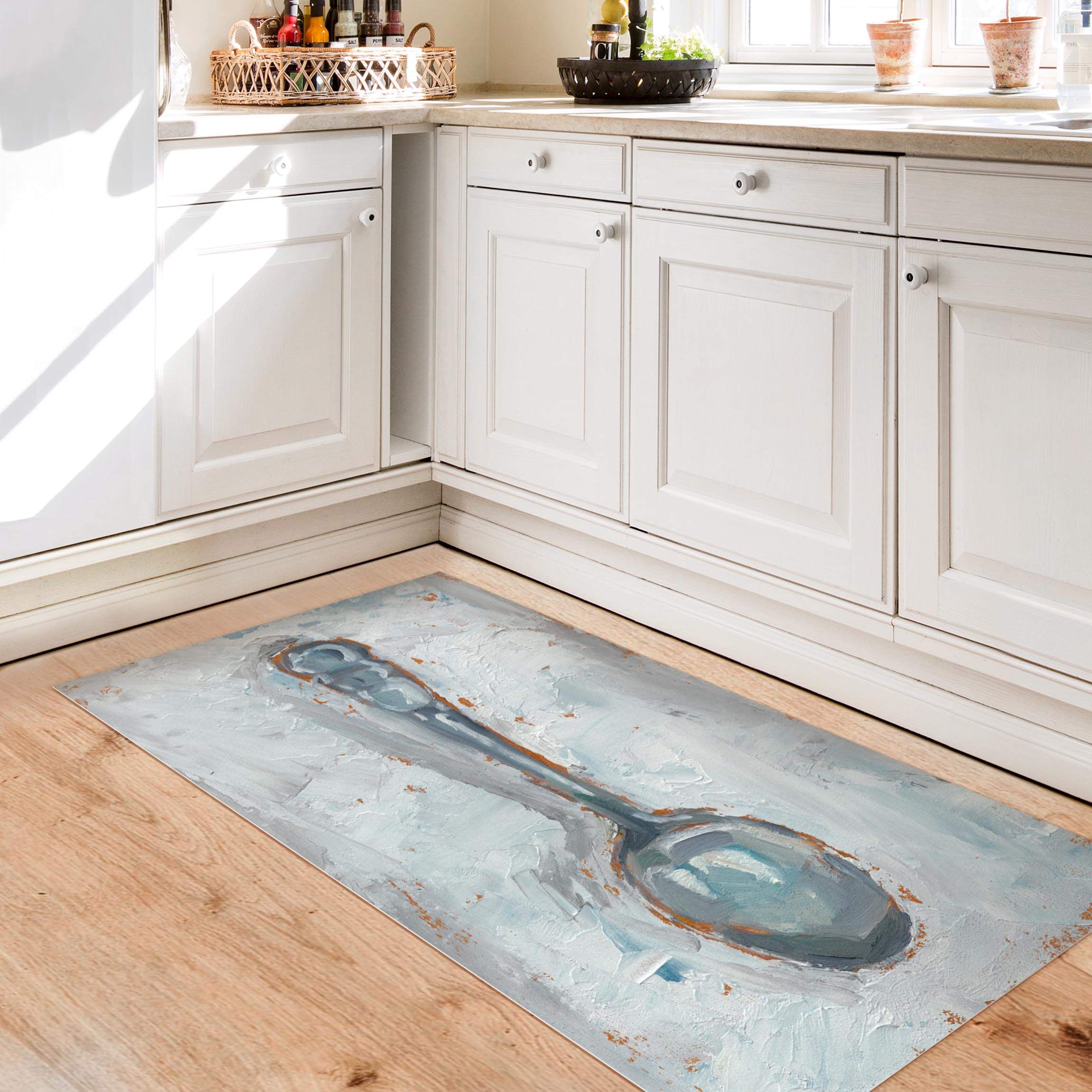 Vinylteppich Impressionistisches Besteck - Löffel