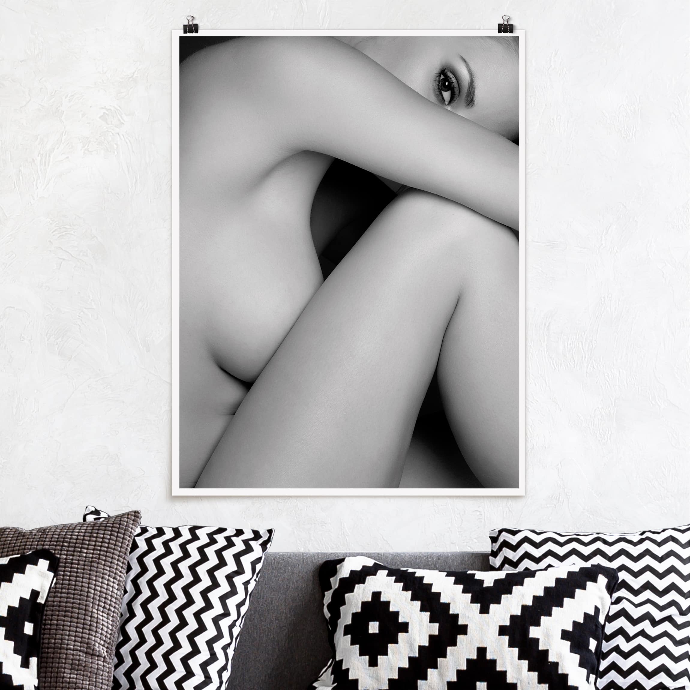 Poster Akt & Erotik Seitlicher Frauenakt II