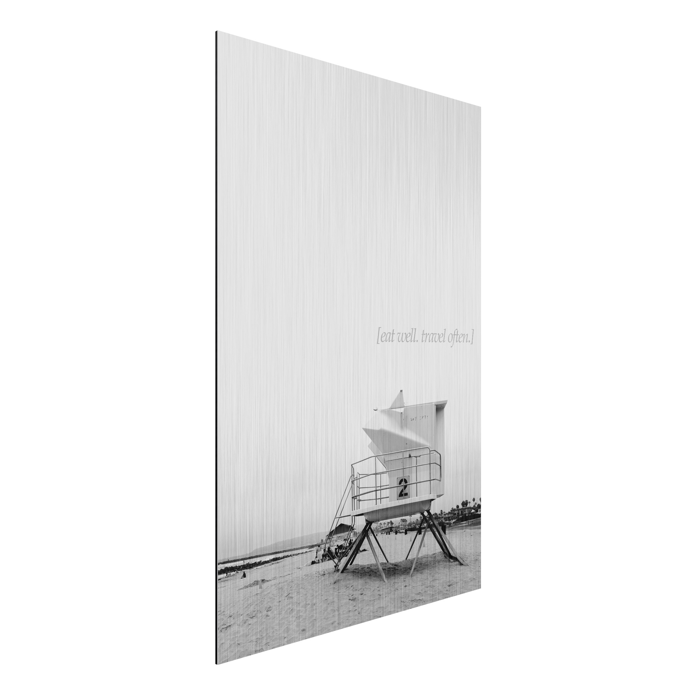 Alu-Dibond Outdoor Bild Lyrische Landschaften - Reise