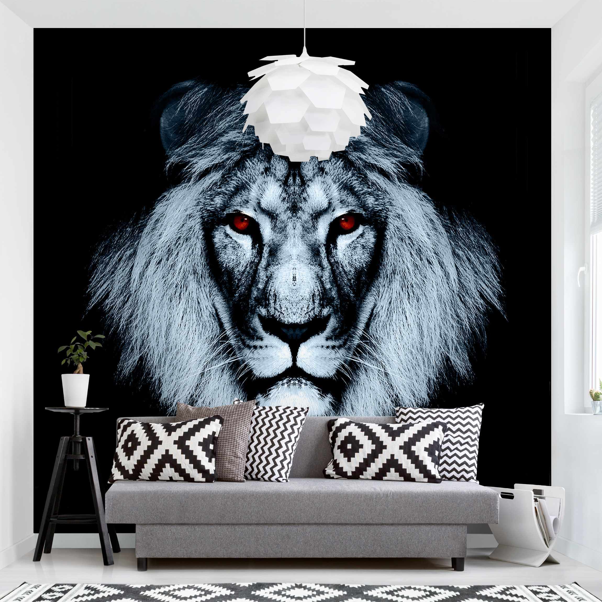 Fototapete Dark Lion