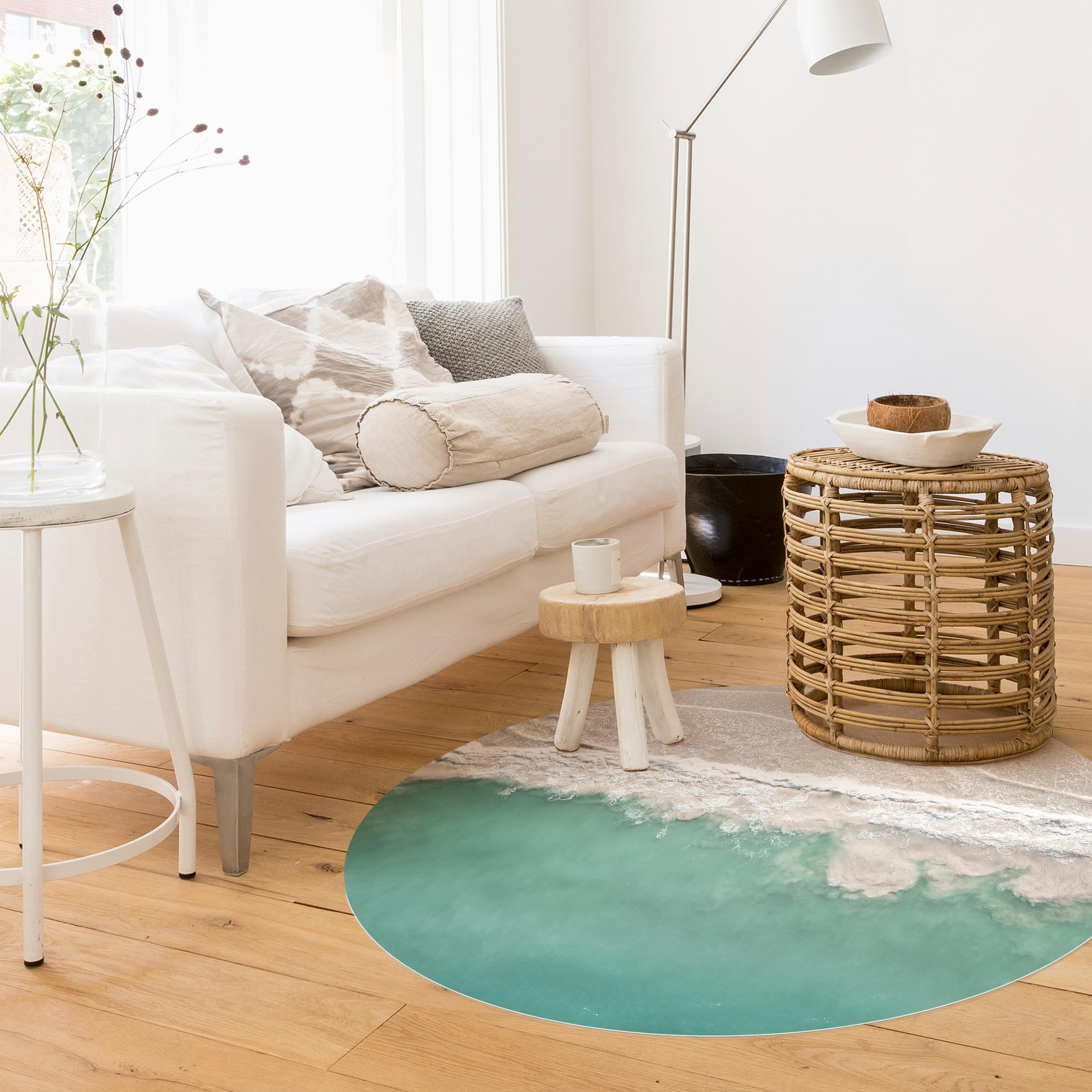 Runder Vinyl-Teppich Das Meer