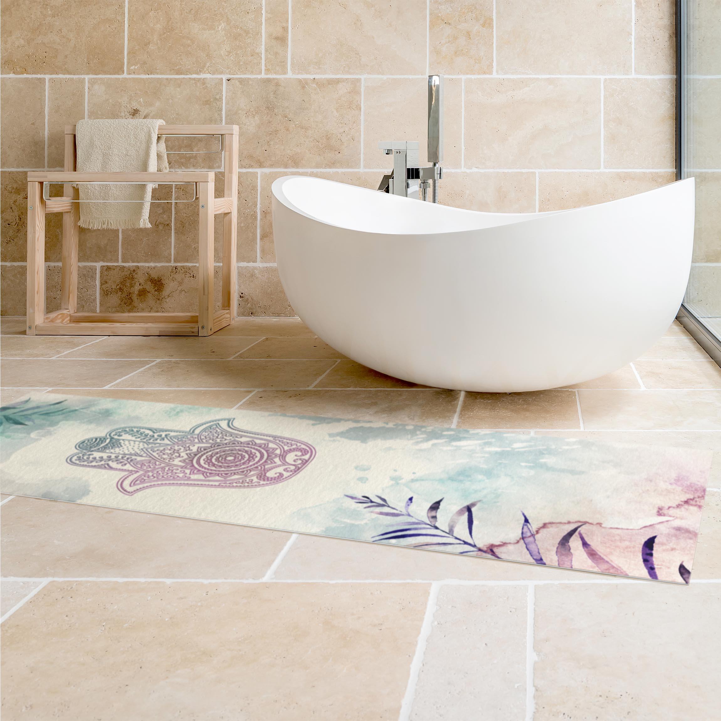 Vinylteppich Hand der Fatima Aquarell