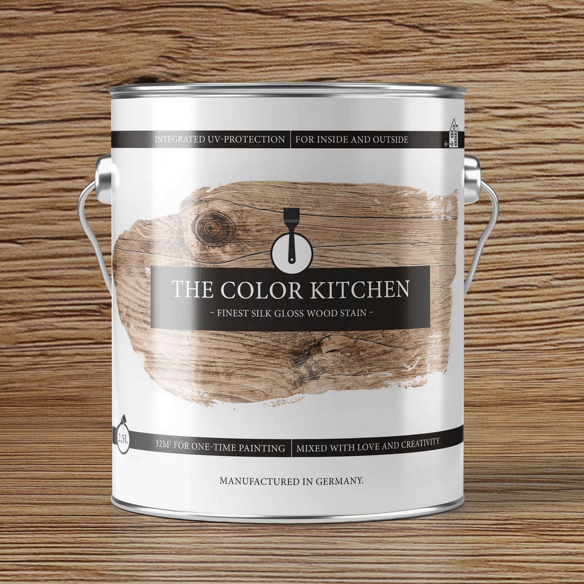 Holzlasur Farbe Eiche - The Color Kitchen - Protective Oak - seidenglänzend