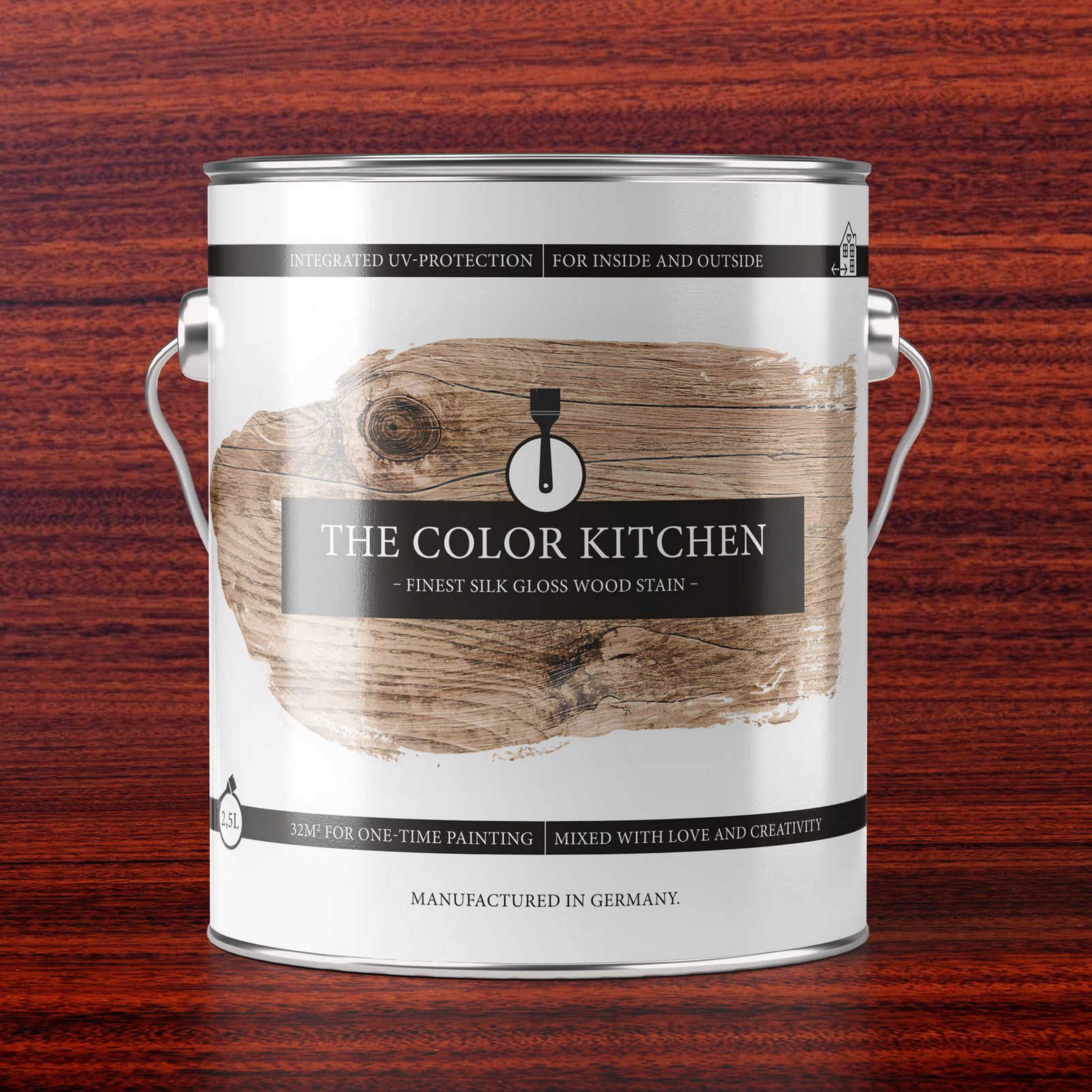 Holzlasur Farbe Palisander - The Color Kitchen - Stunning Rosewood - seidenglänzend