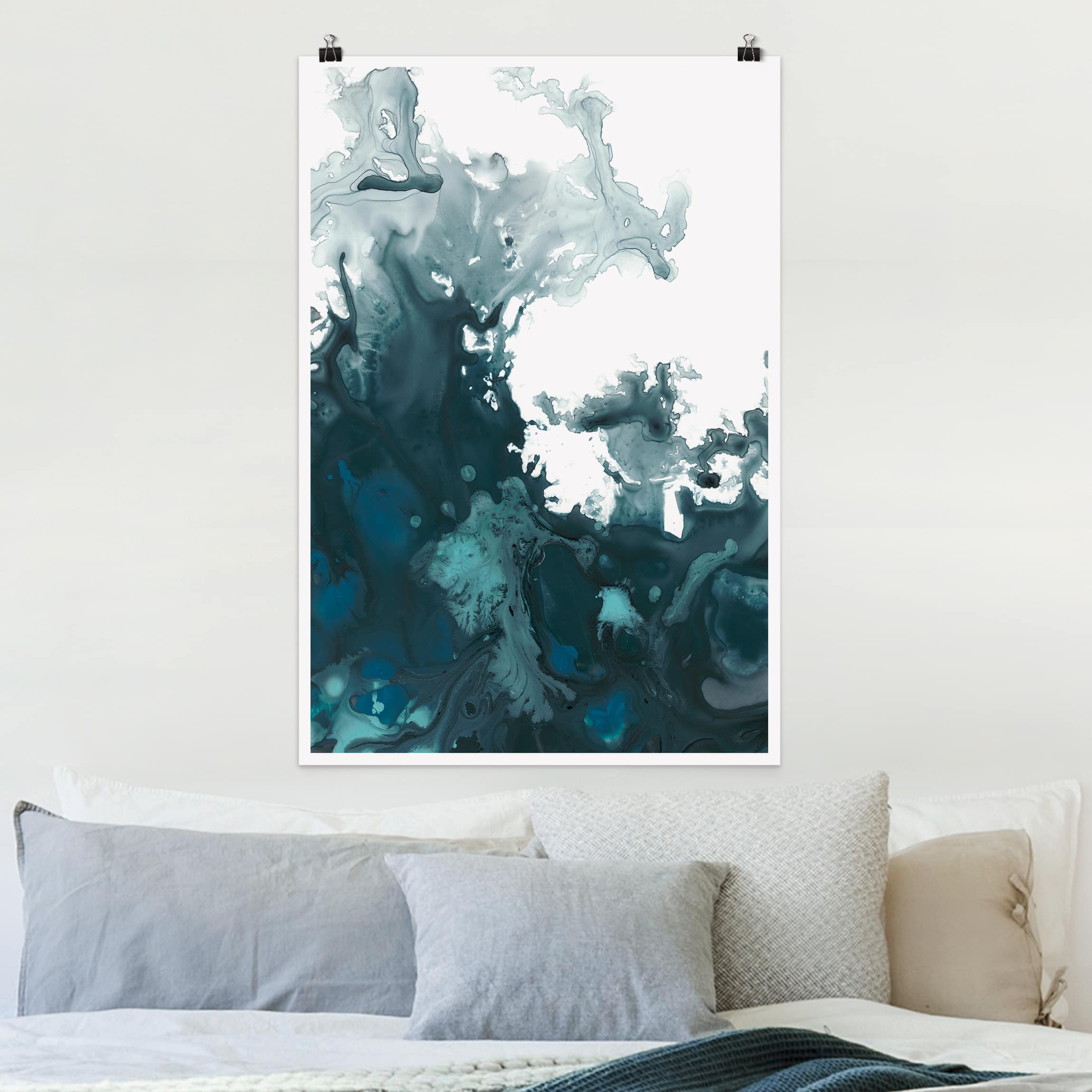 Poster - Hochformat Ägäisches Unwetter II