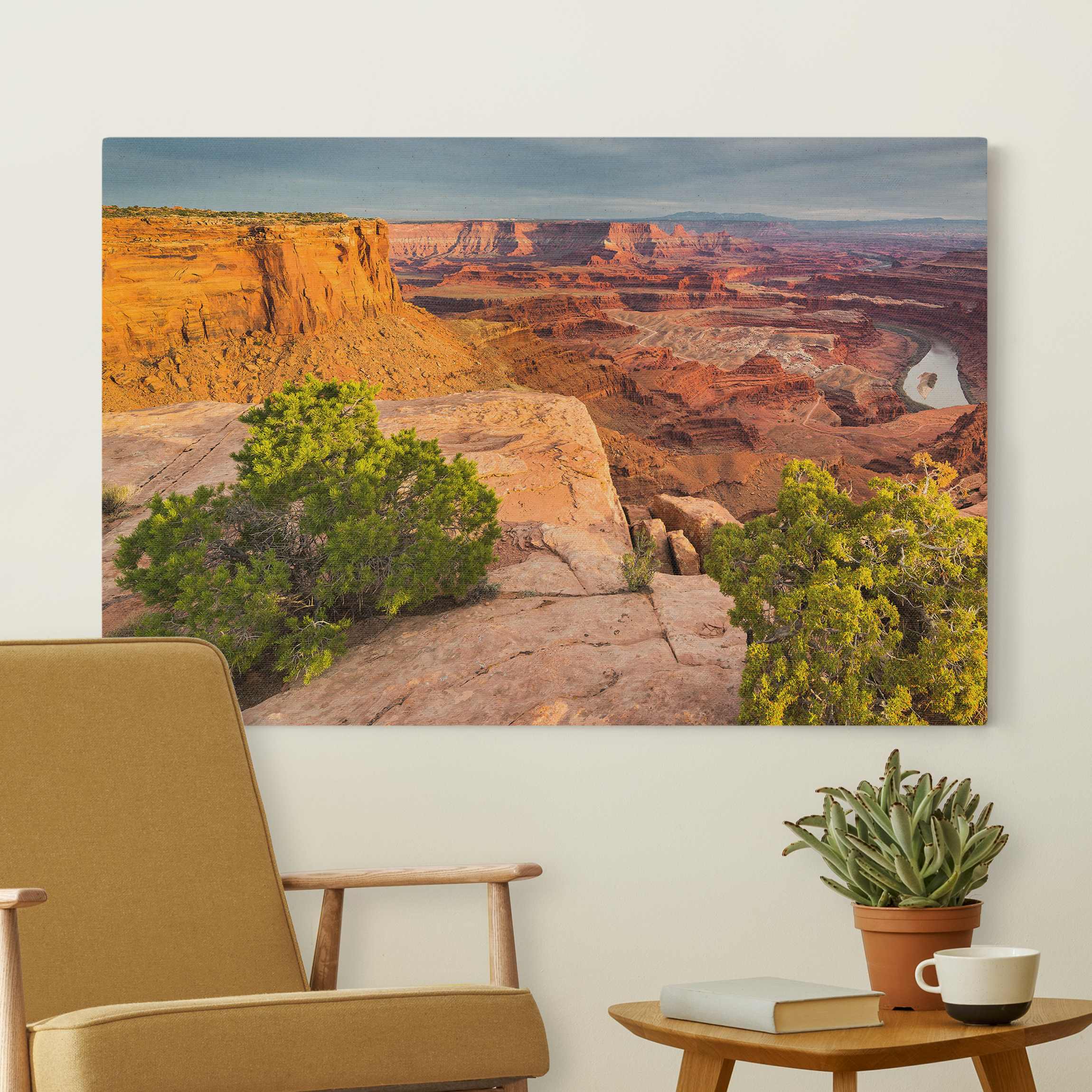 Leinwandbild auf Canvas Natural Dead Horse Point Canyonlands National Park USA