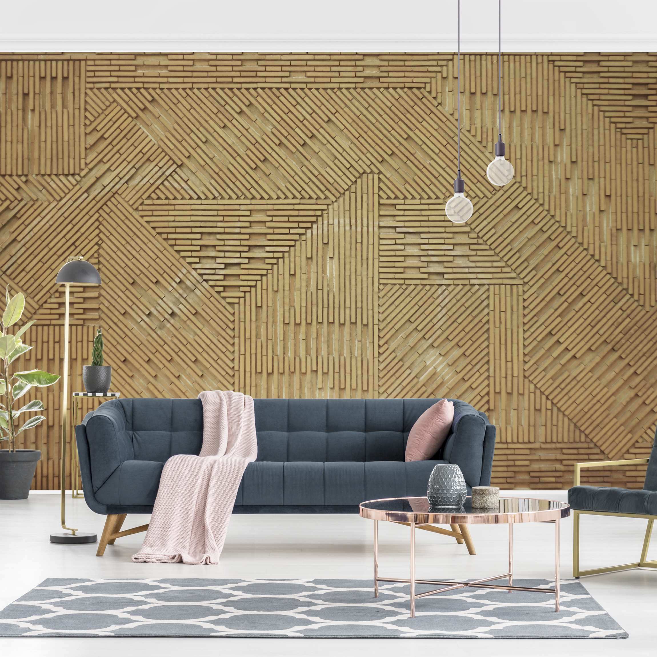 Fototapete Design Klinker Natur