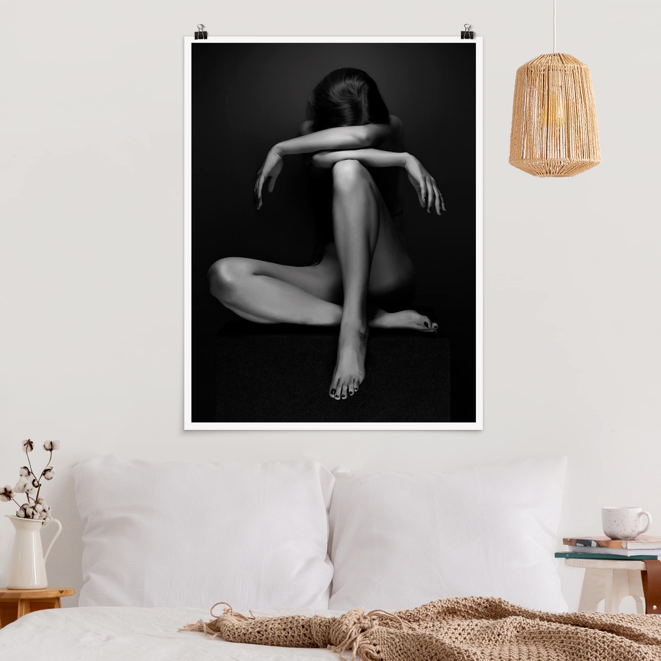 Poster Akt & Erotik - Hochformat Verzweifelte Frau