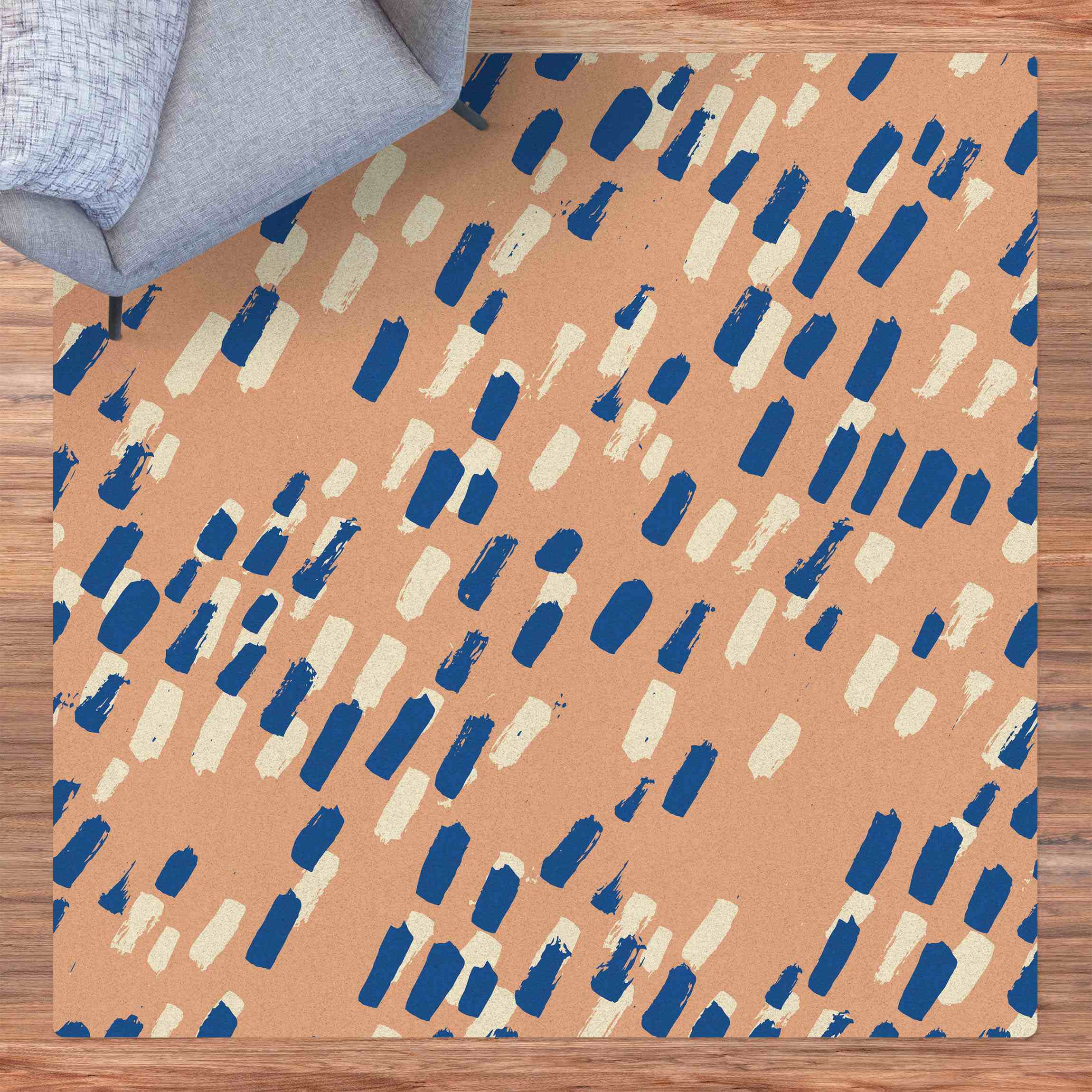 Kork-Teppich Dicker Borstenpinsel Eifel