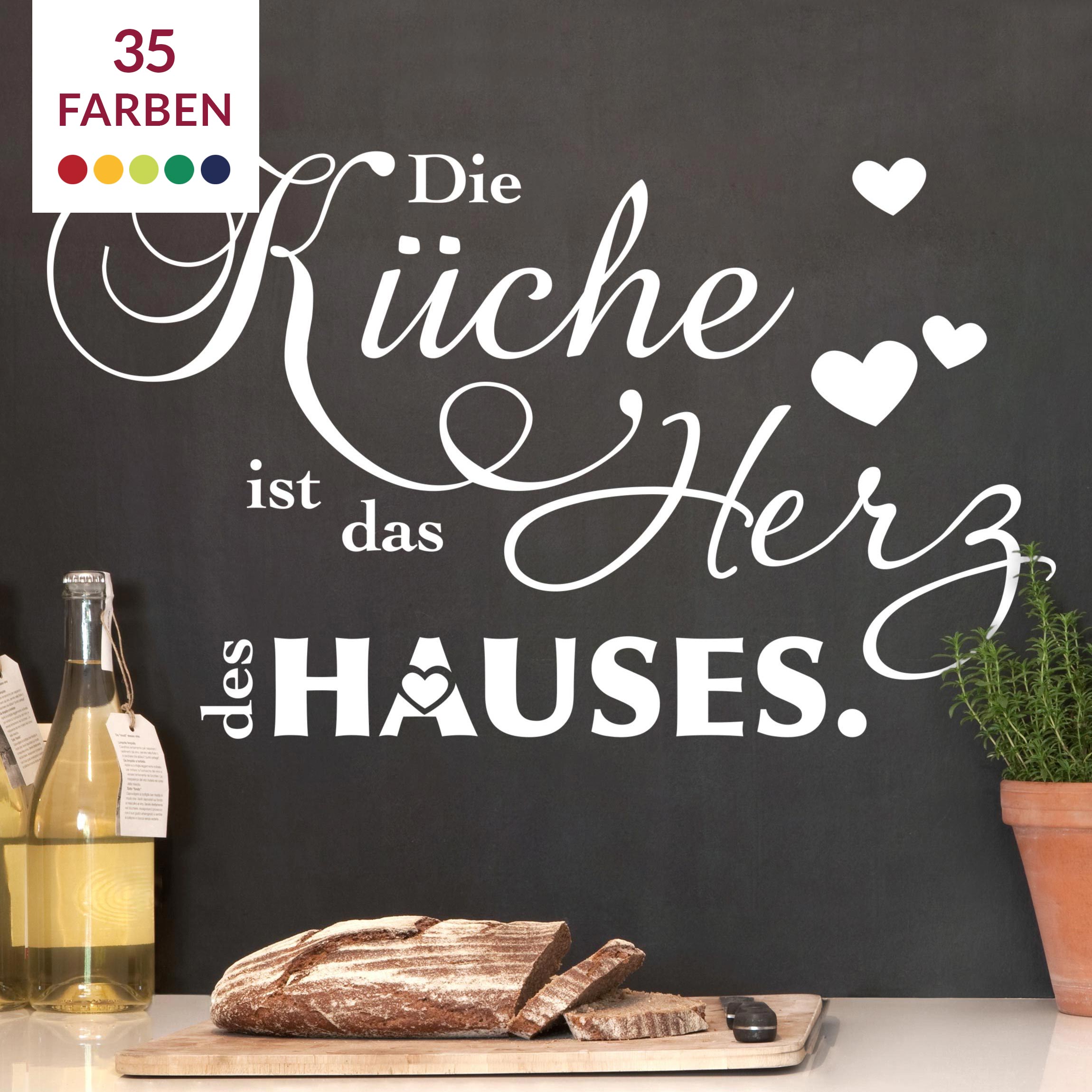 Wandtattoo Küchenspruch Die Küche
