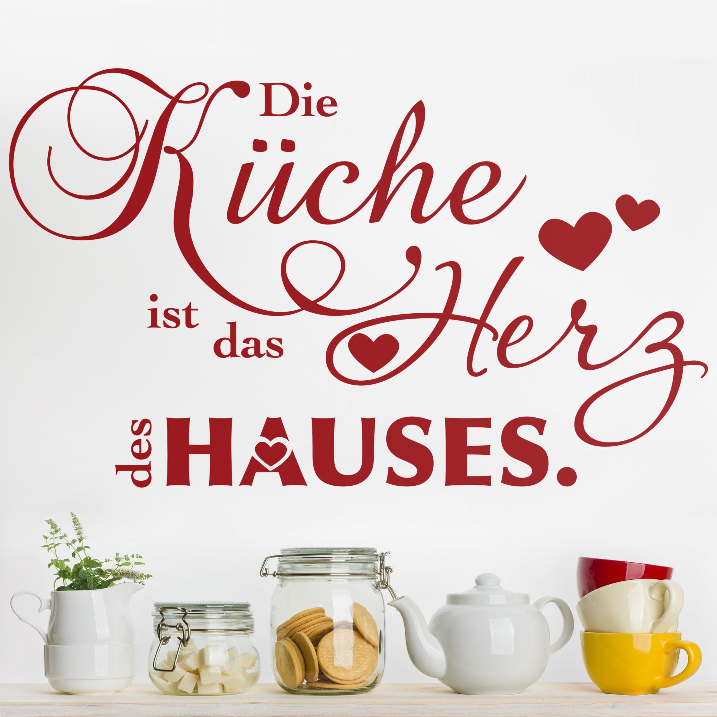 Wandtattoo Die Küche