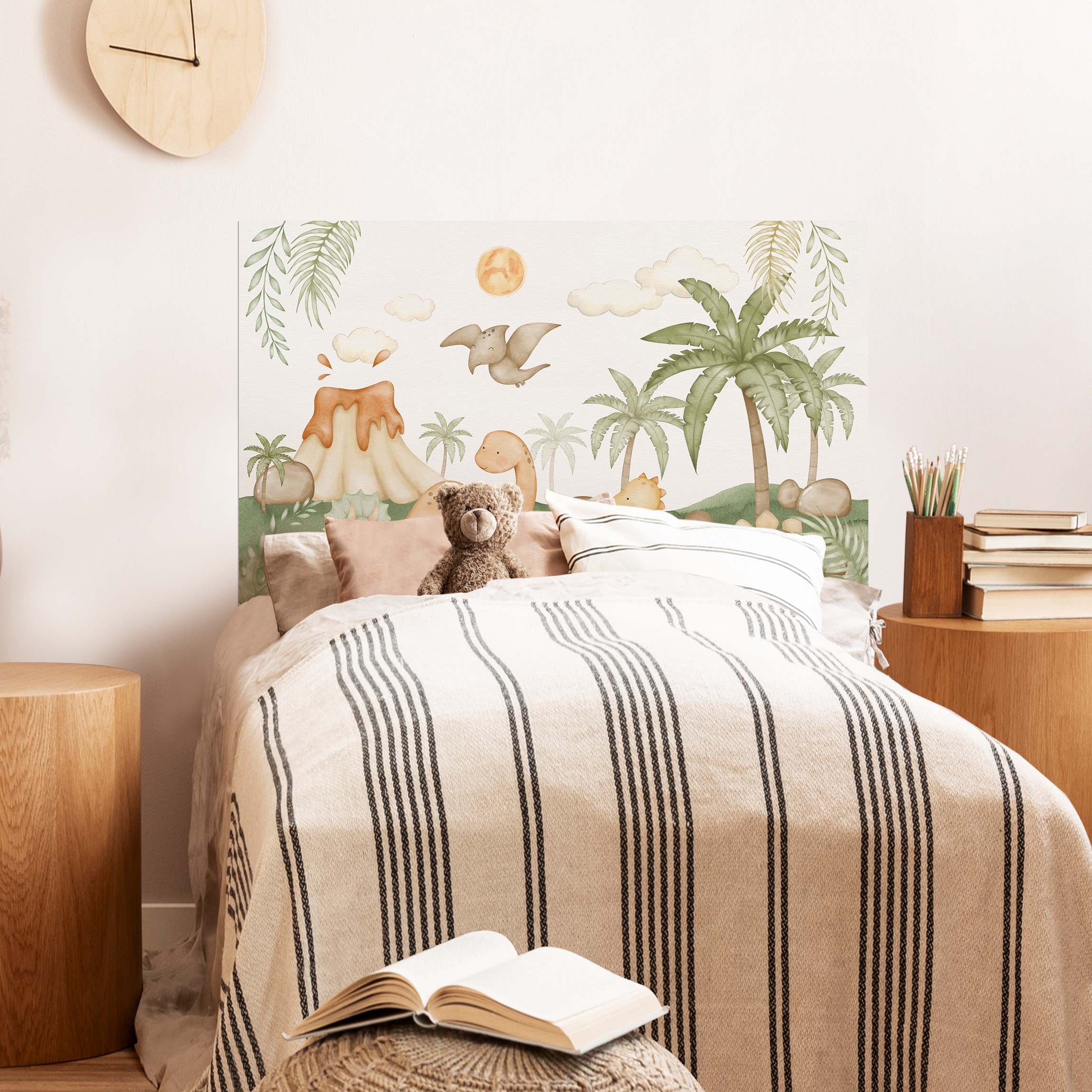 Kopfteil Bett Dino Baby Welt