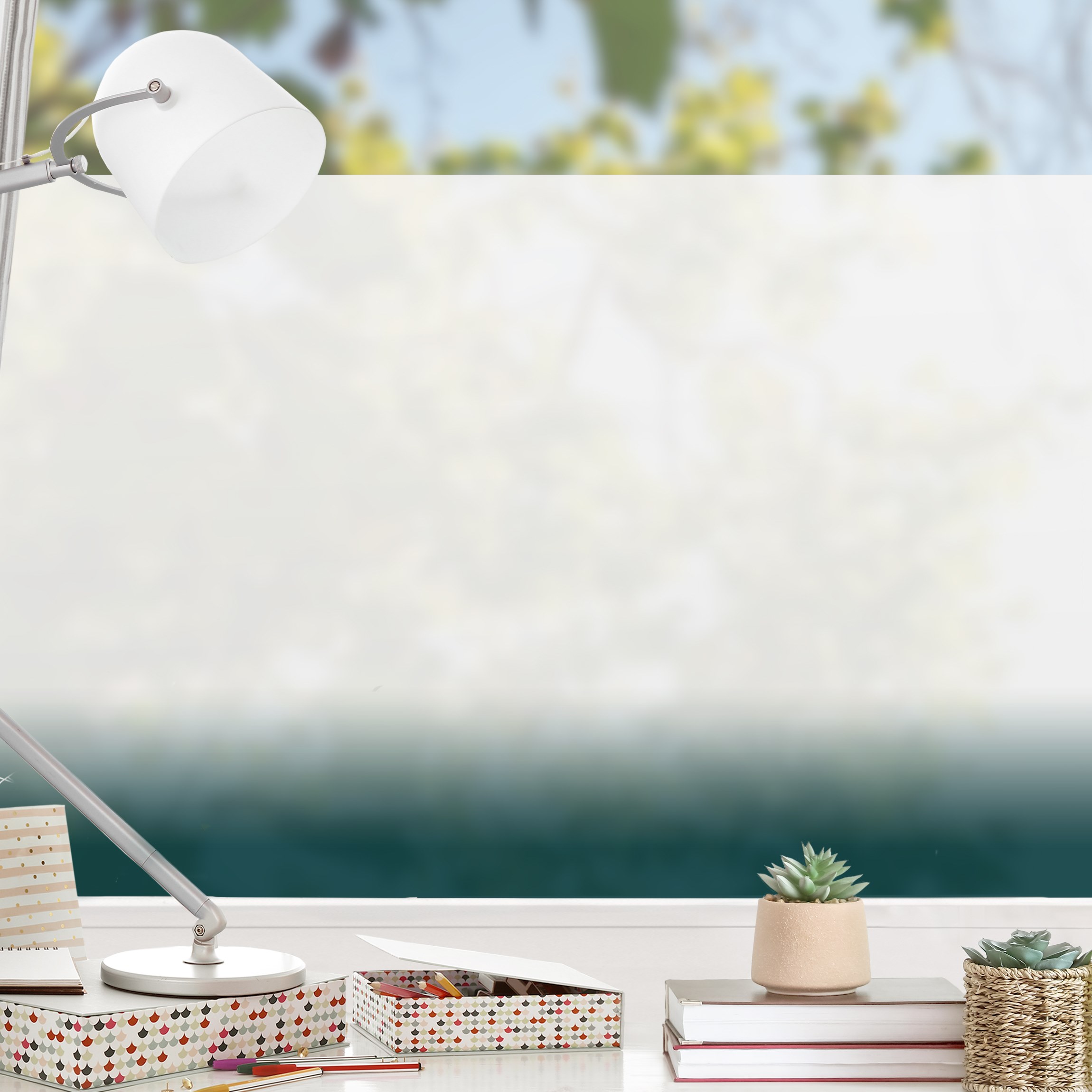 Fensterfolie Dip-Dye Dunkle Jade