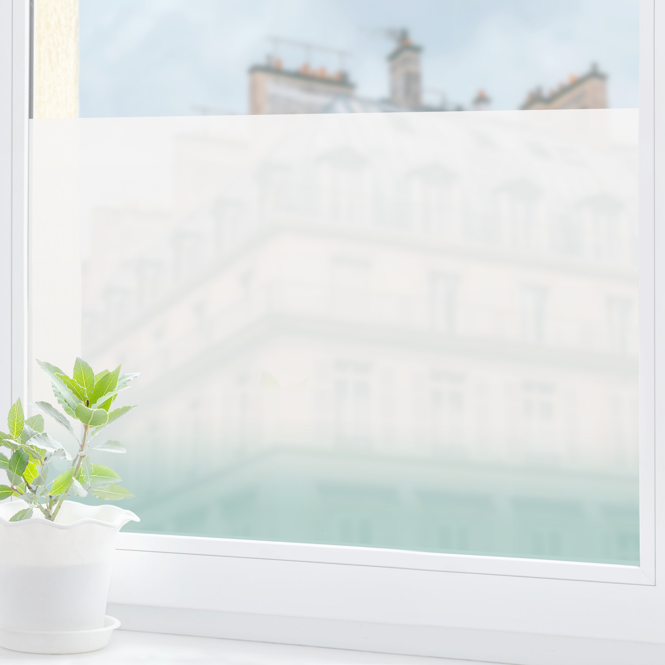 Fensterfolie Dip-Dye Pastell Mint