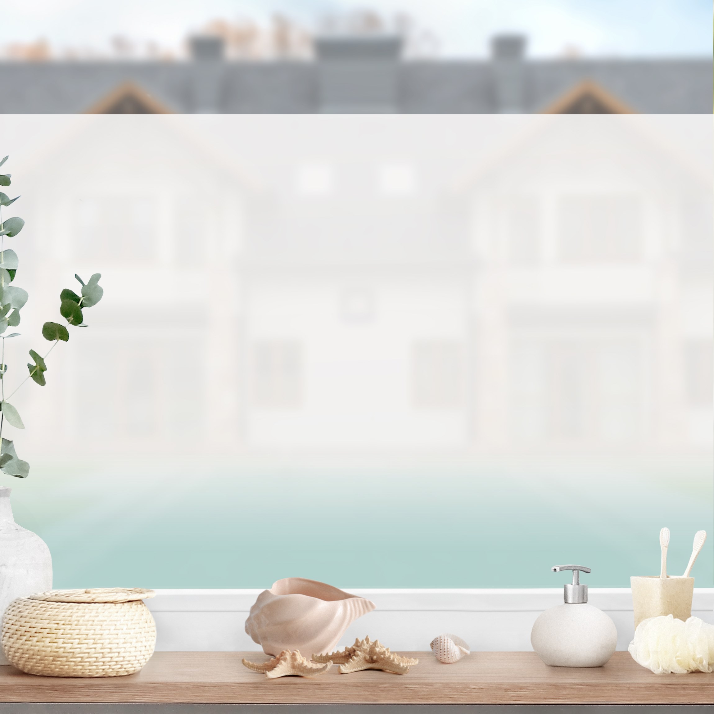 Fensterfolie Dip-Dye Pastell Mint