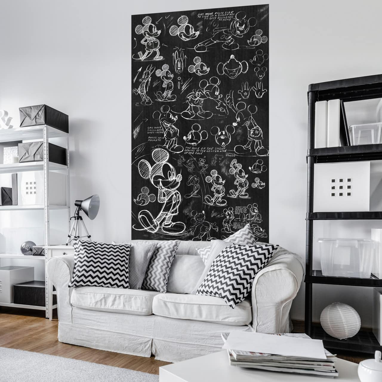 Fototapete Mickey - Chalkboard